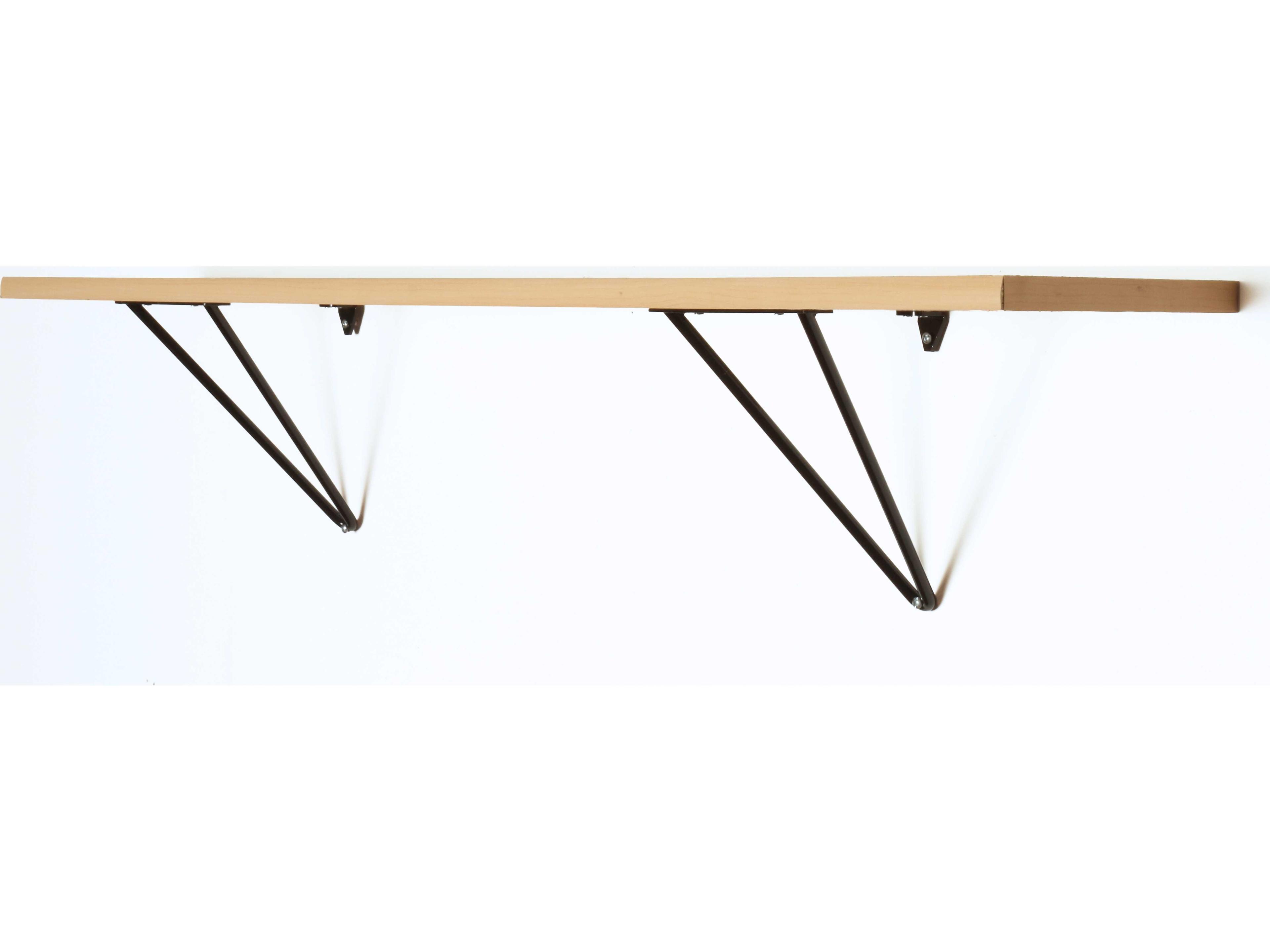 Adams Black 9" Shelf Brackets