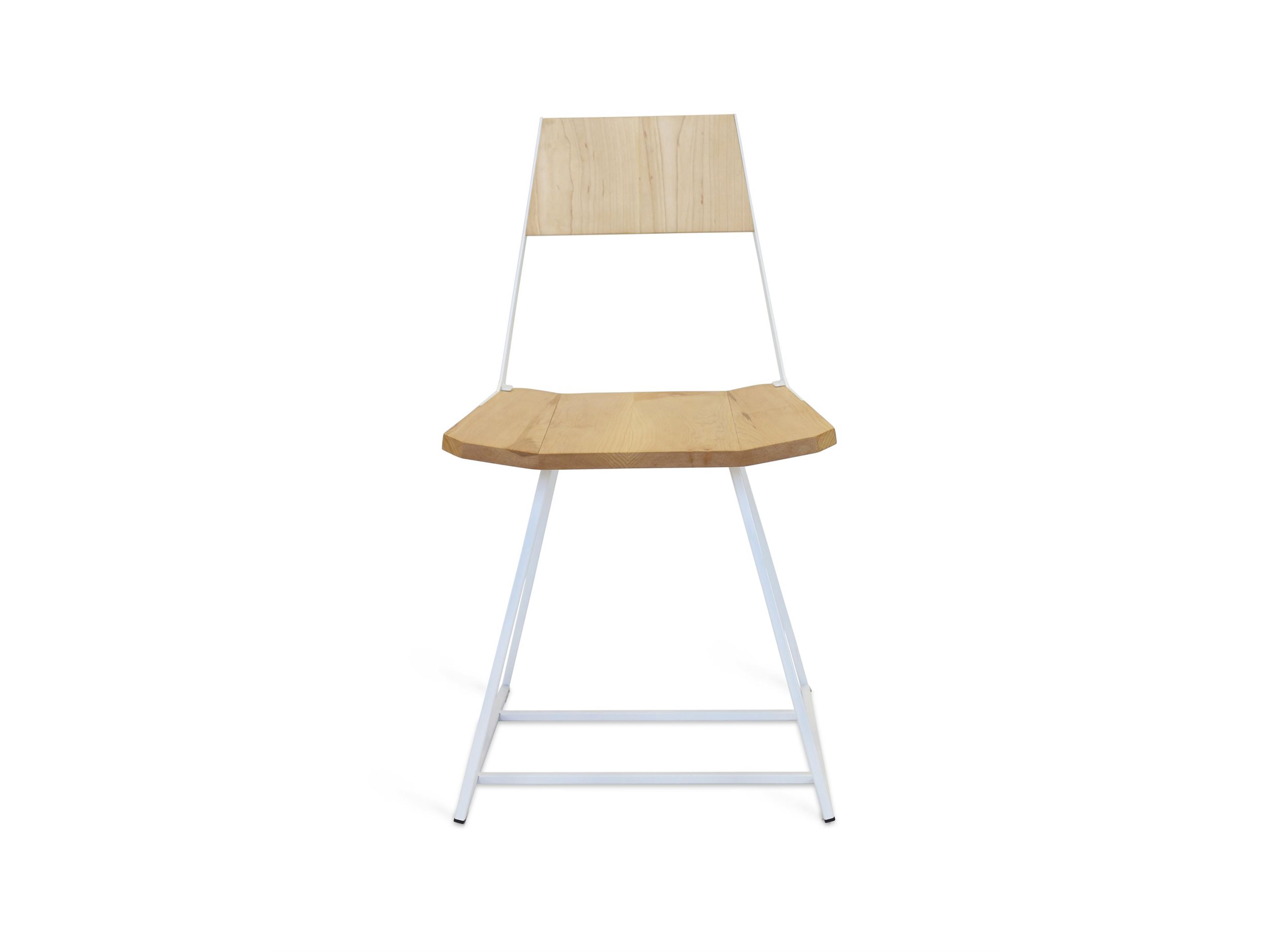 Tronk Design Clarke Collection Maple Wood Beige Side Dining Chair