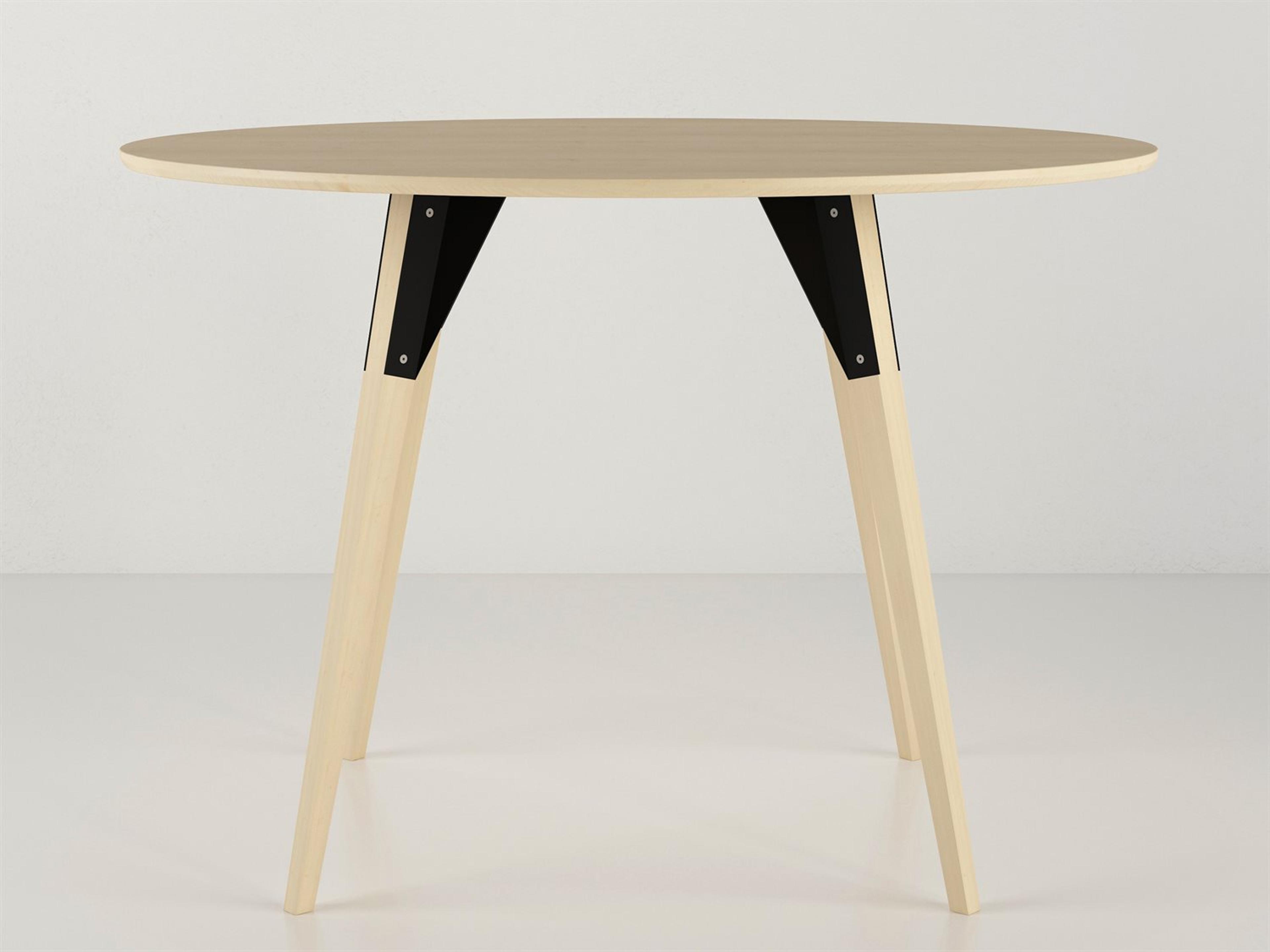 Clarke Collection Oval Wood Black Dining Table