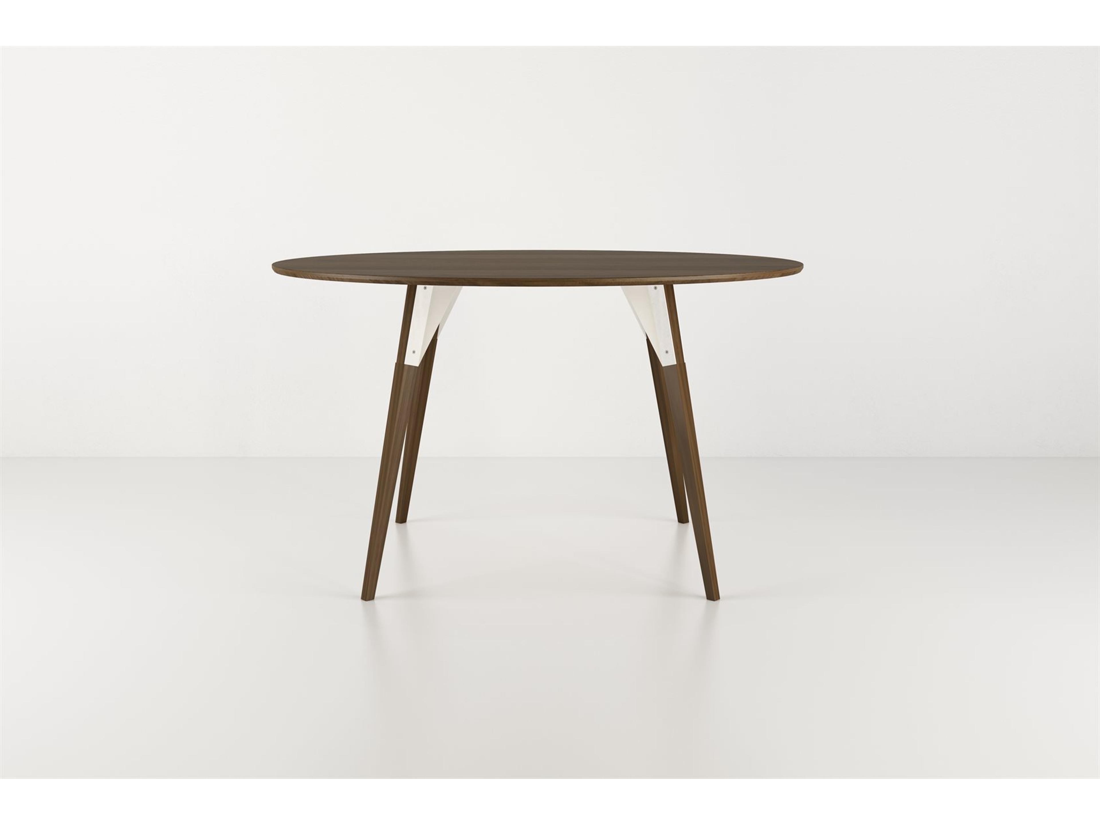 Clarke Collection Oval Wood White Dining Table