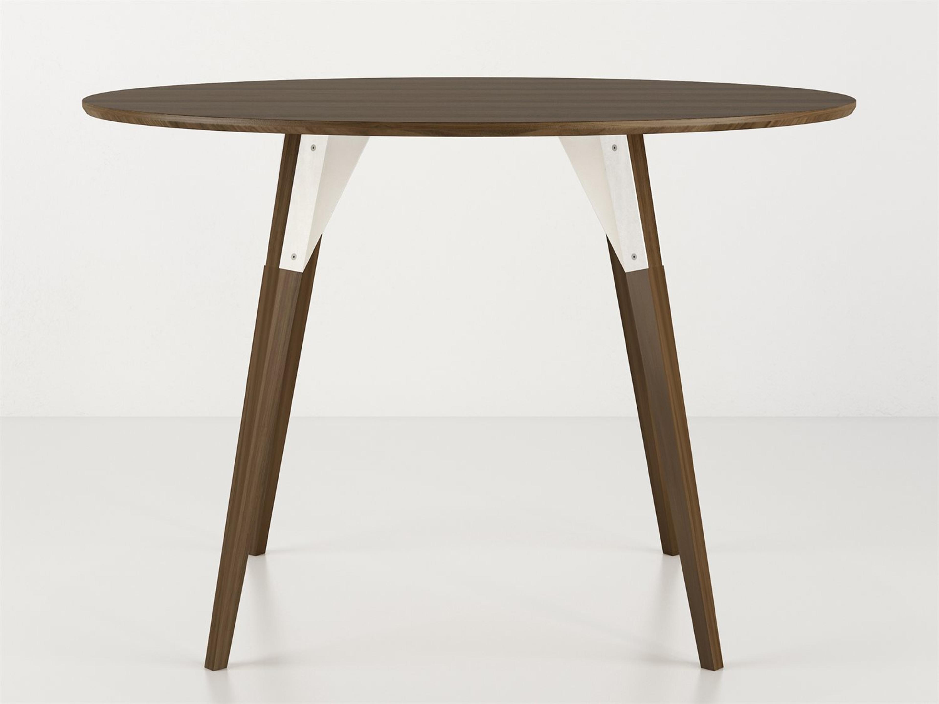 Clarke Collection Oval Wood White Dining Table
