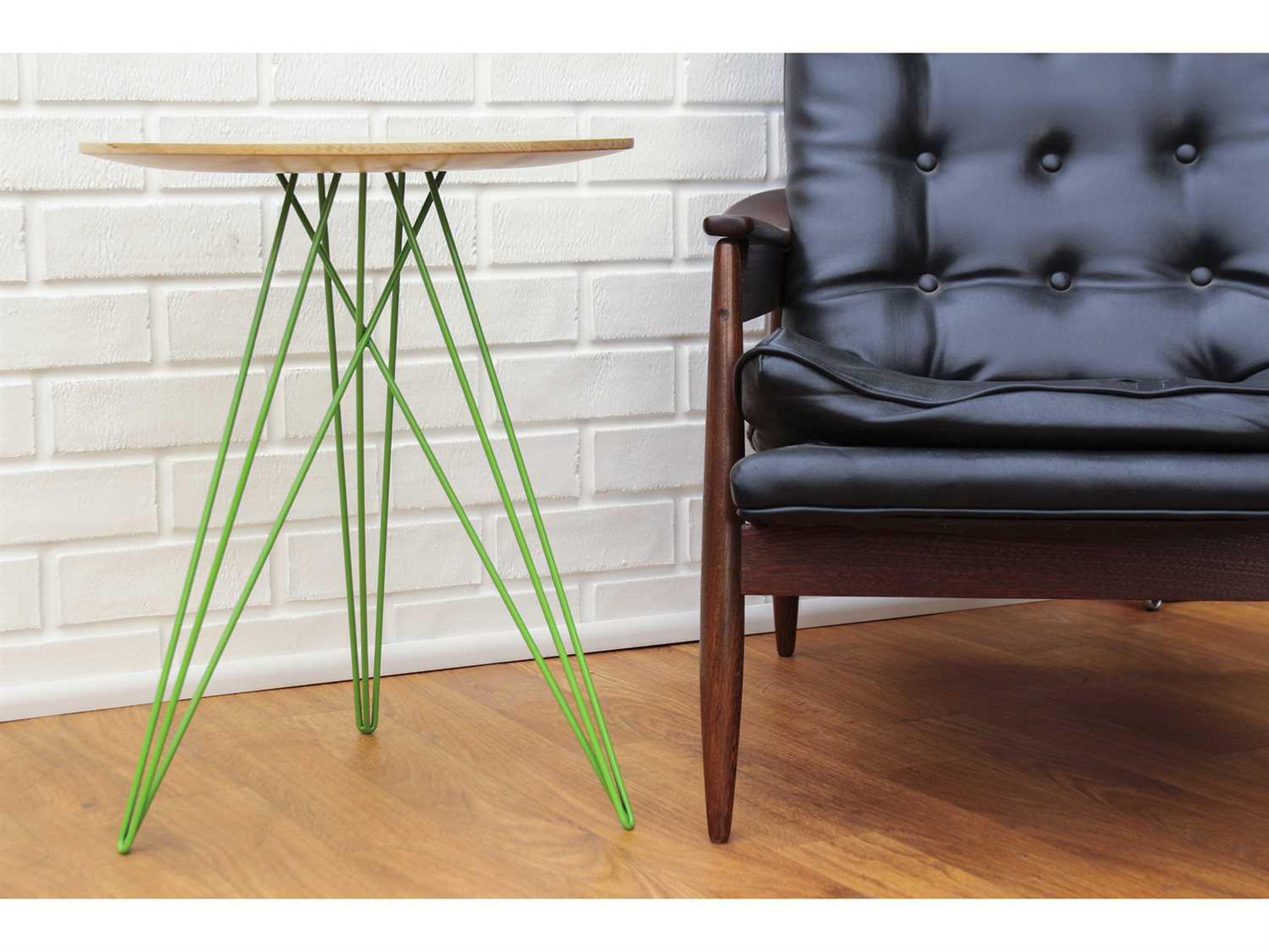 Tronk Design Hudson Round Wood End Table