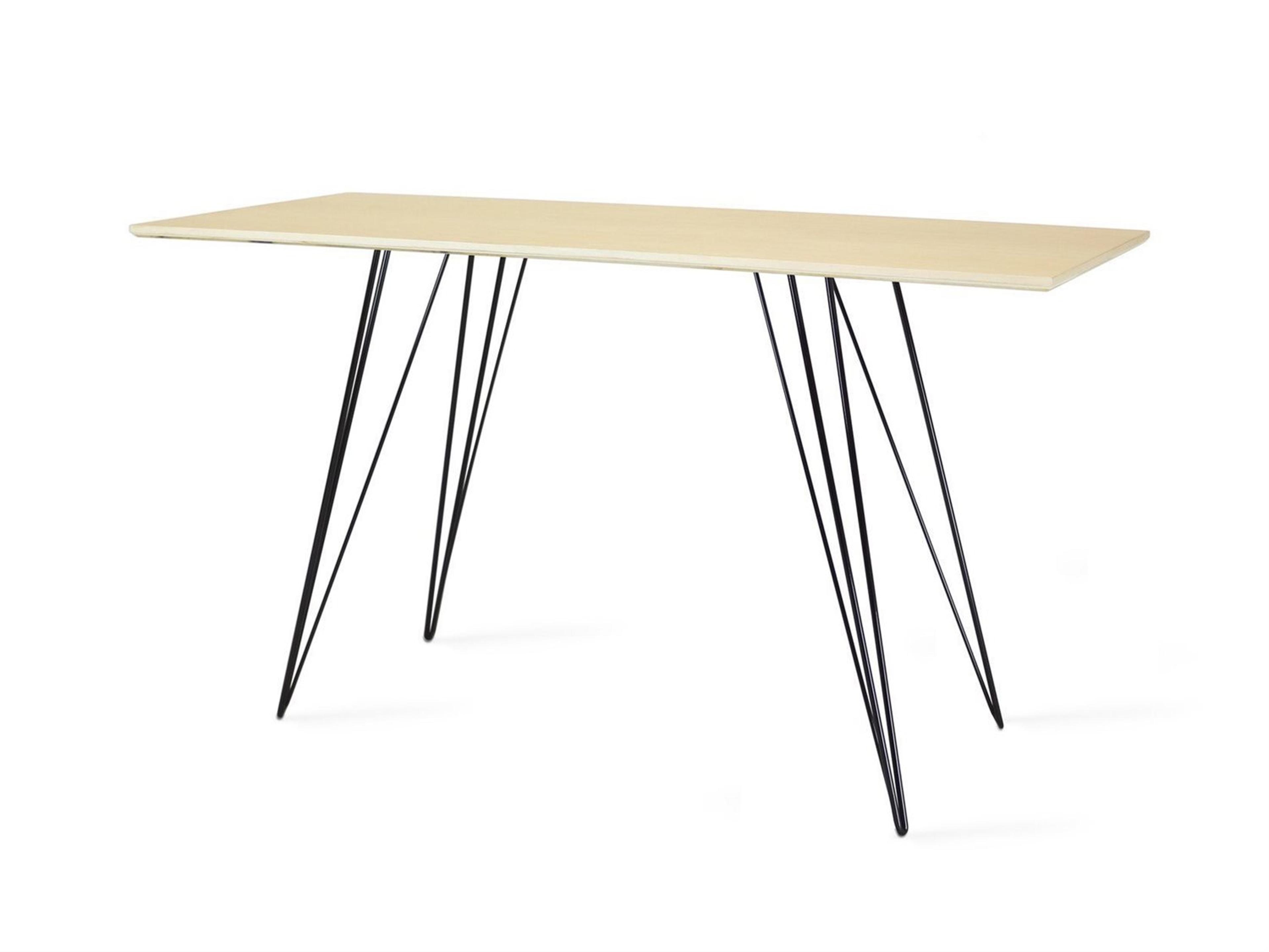 Williams Black Beige Maple Wood Computer Desk Table Collection
