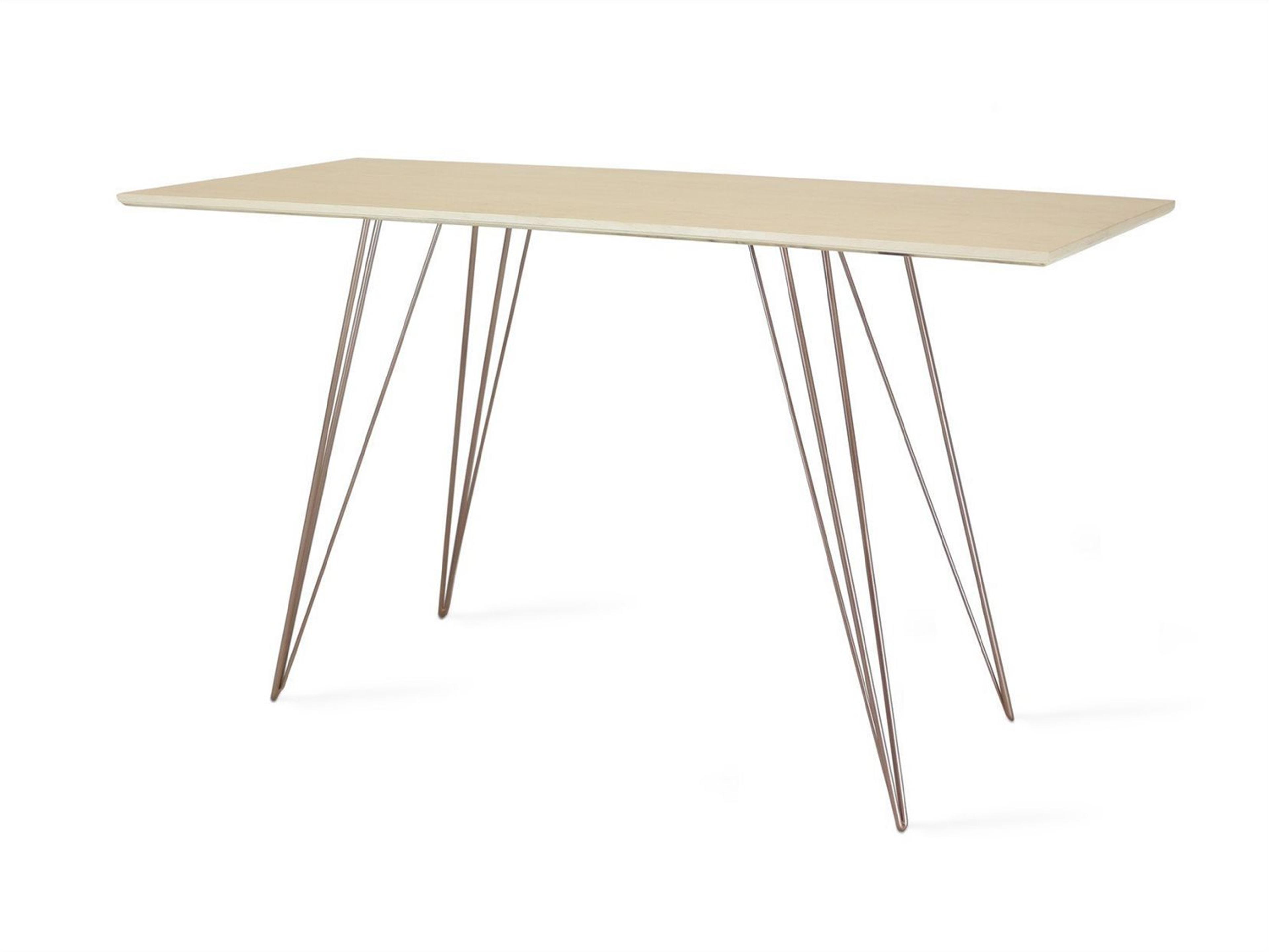 Williams Rose Copper Beige Maple Wood Computer Brown Desk Table Collection