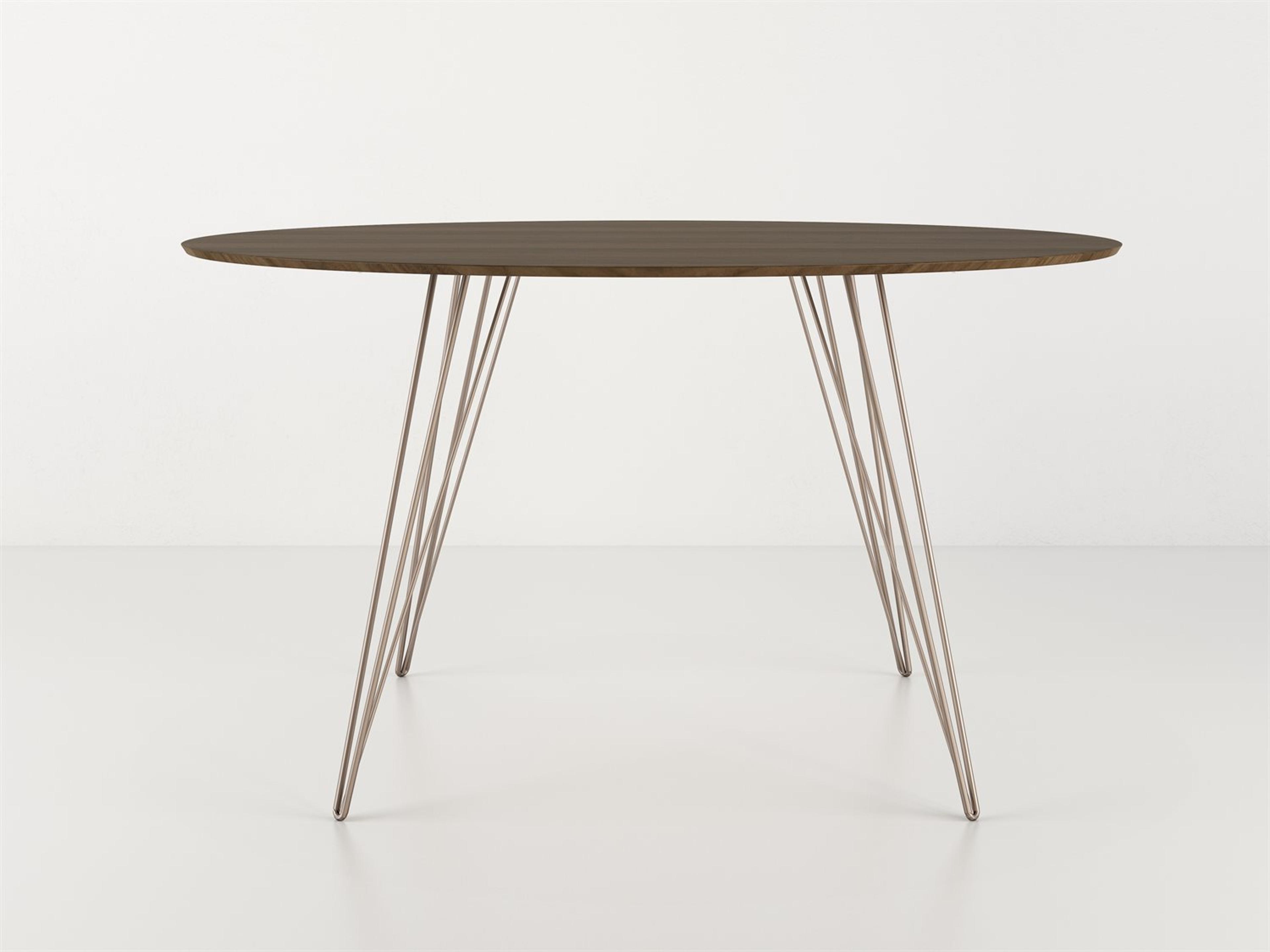 Williams Table Collection Oval Wood Rose Copper Dining