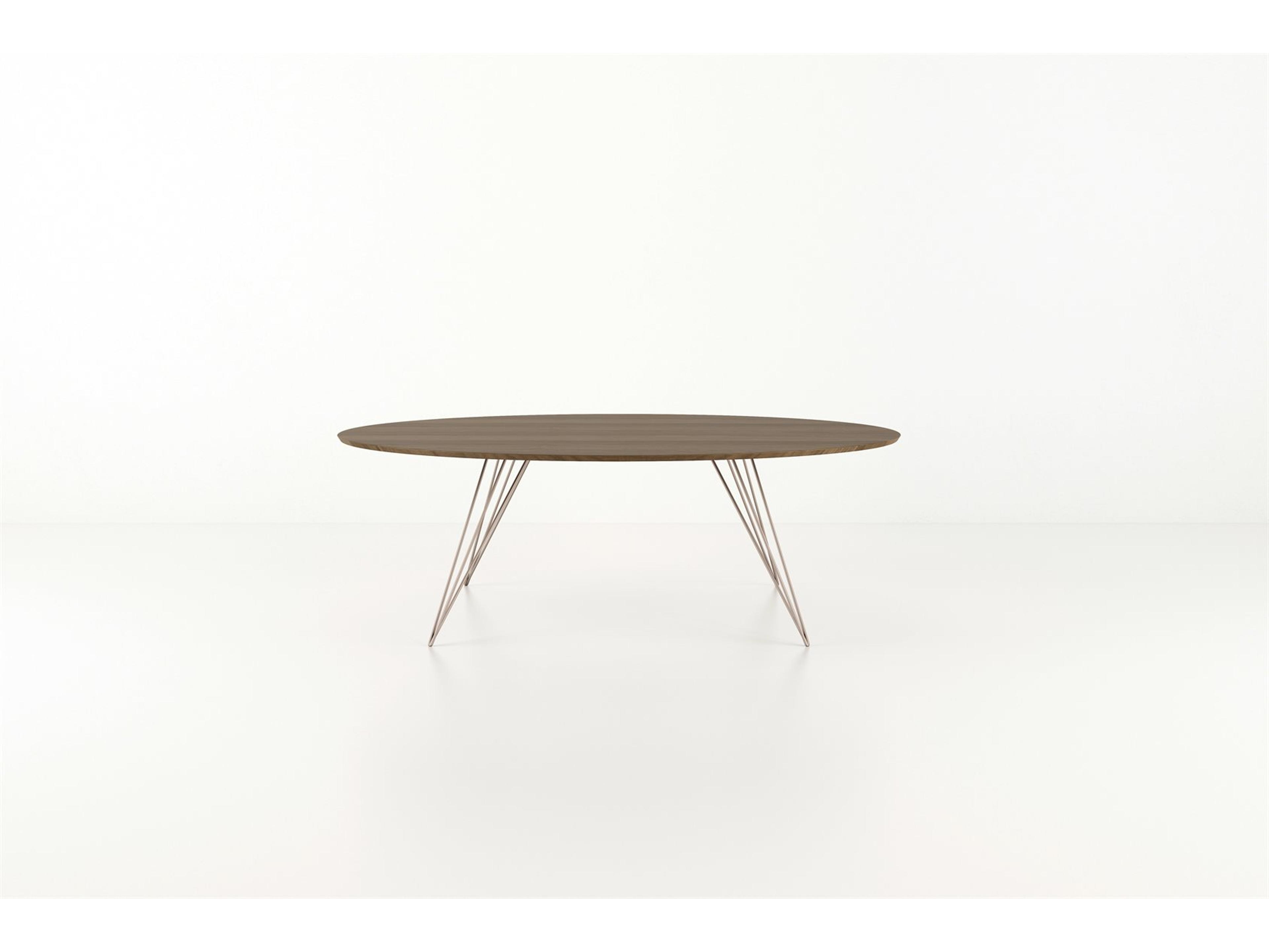 Williams Oval Dining Table Walnut Small