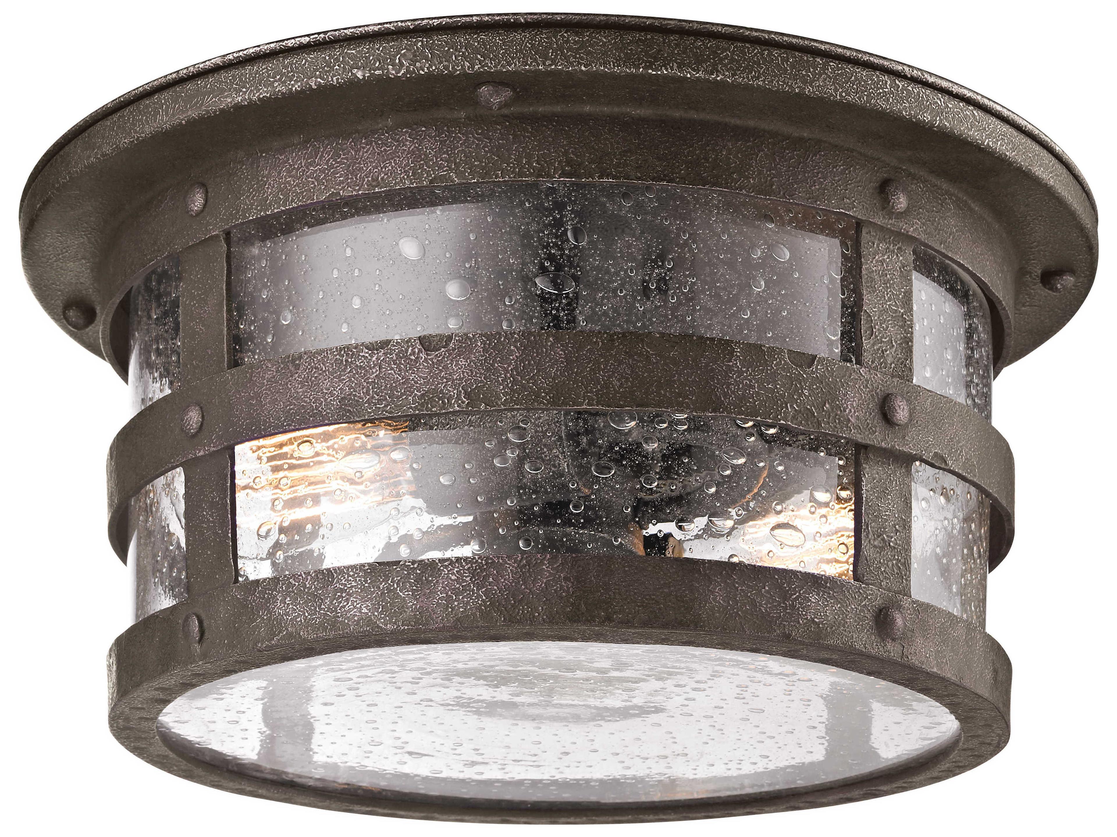 Barbosa 2 - Light Incandescent Outdoor Flush Mount