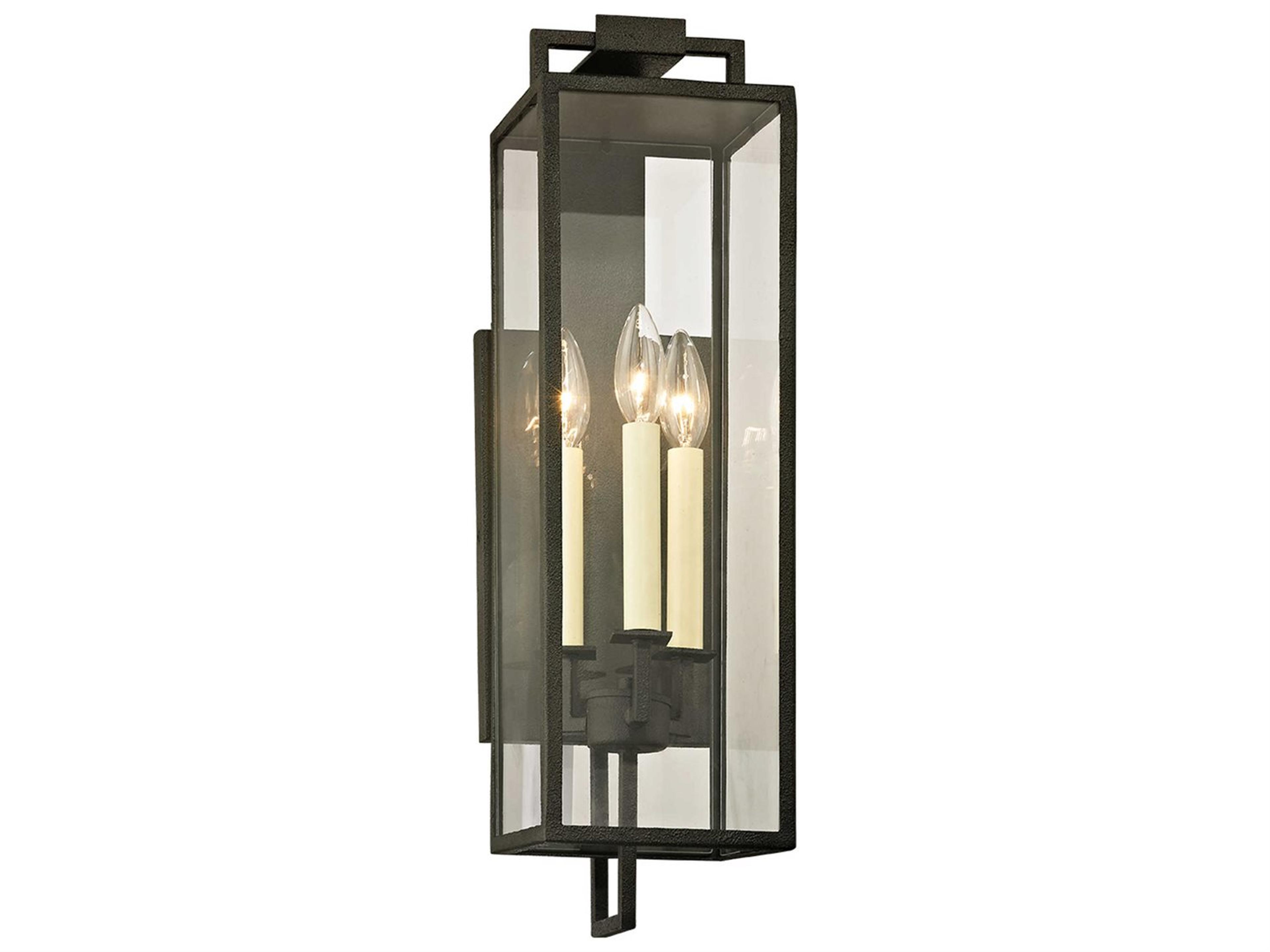 Beckham Outdoor Wall Sconce Forged Iron