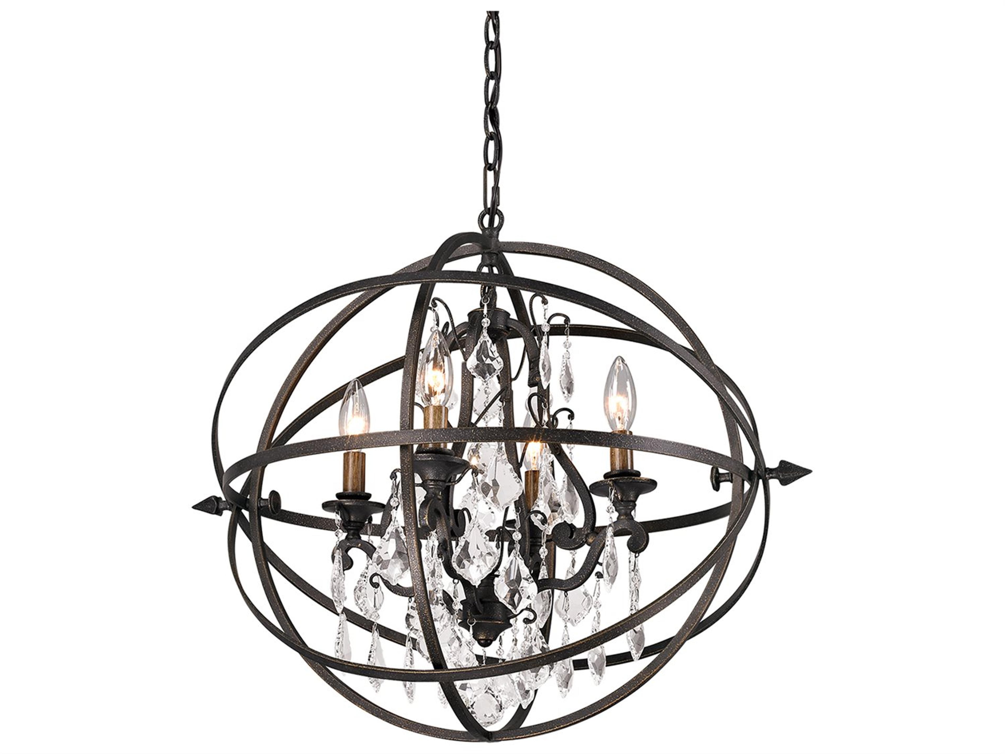Byron Chandelier Vintage Bronze 4-Light