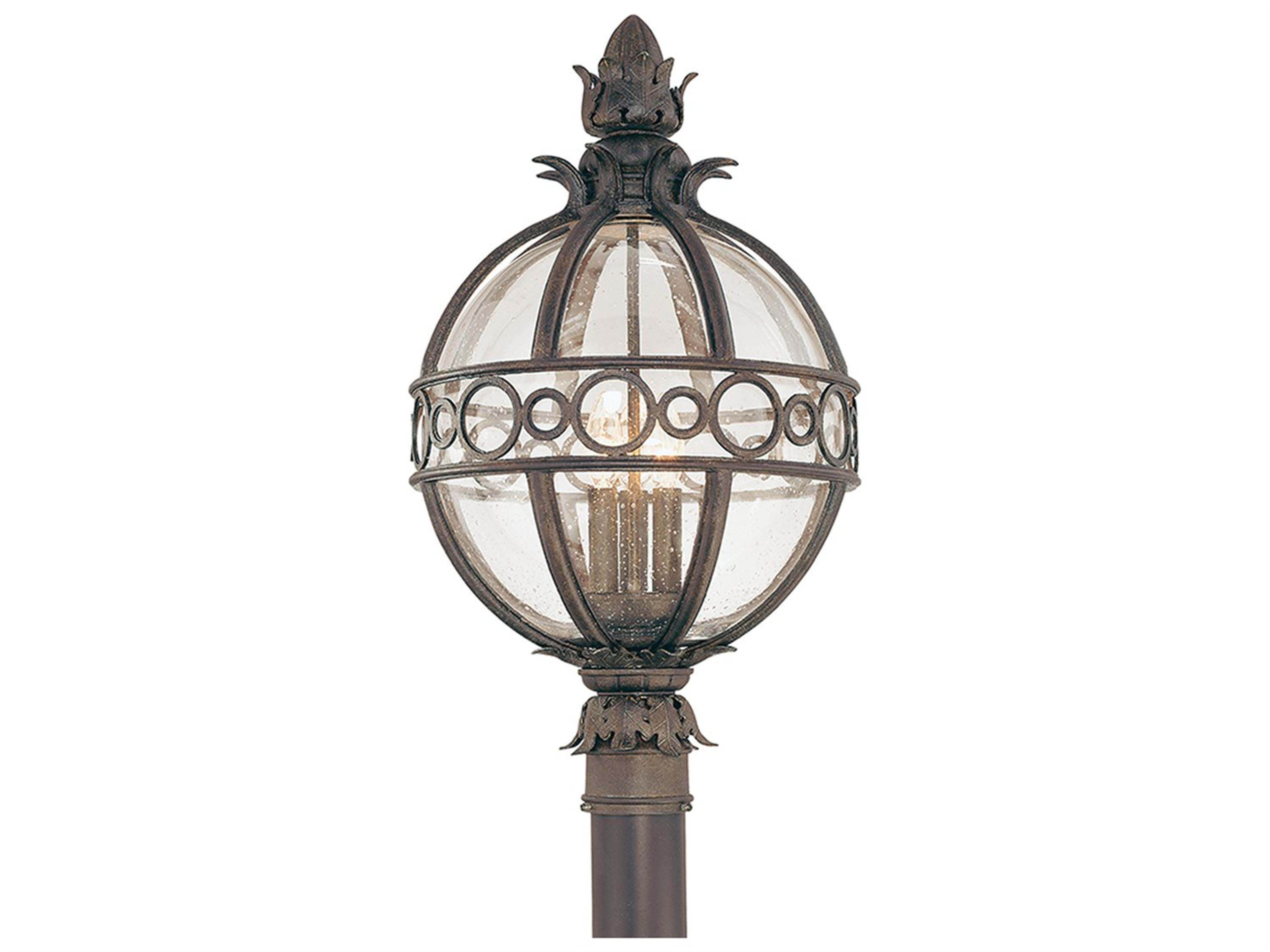 Campanile 3-Light Outdoor Post Light