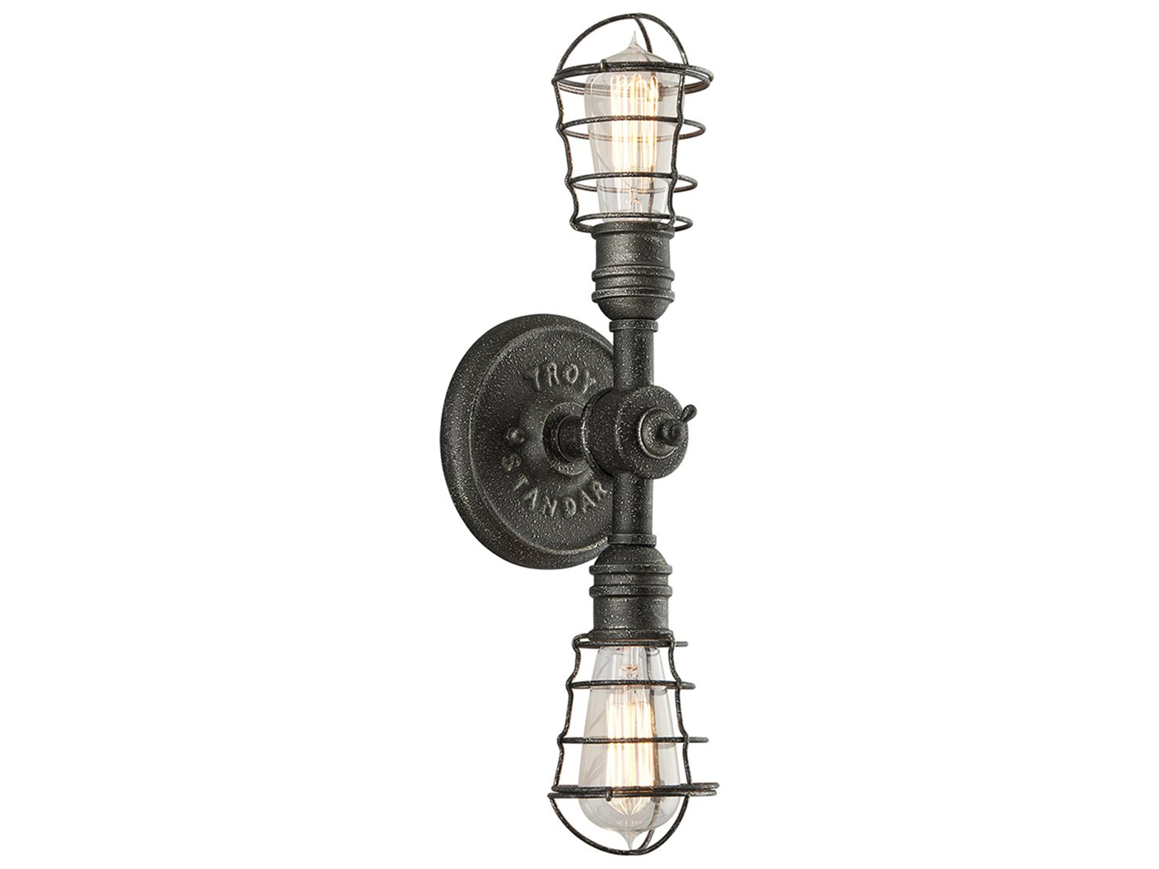 Conduit Wall Sconce Industrial 2-Light Fixture