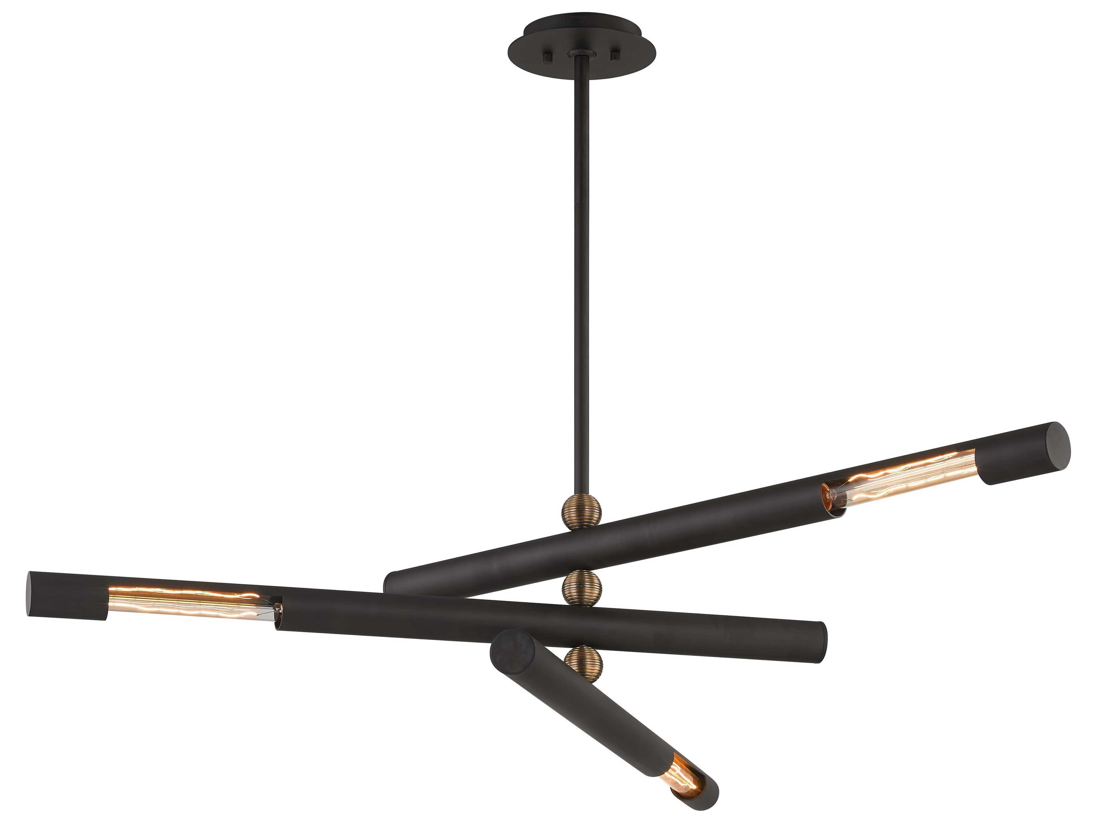 Hendrix 3-Light Chemical Bronze Pendant