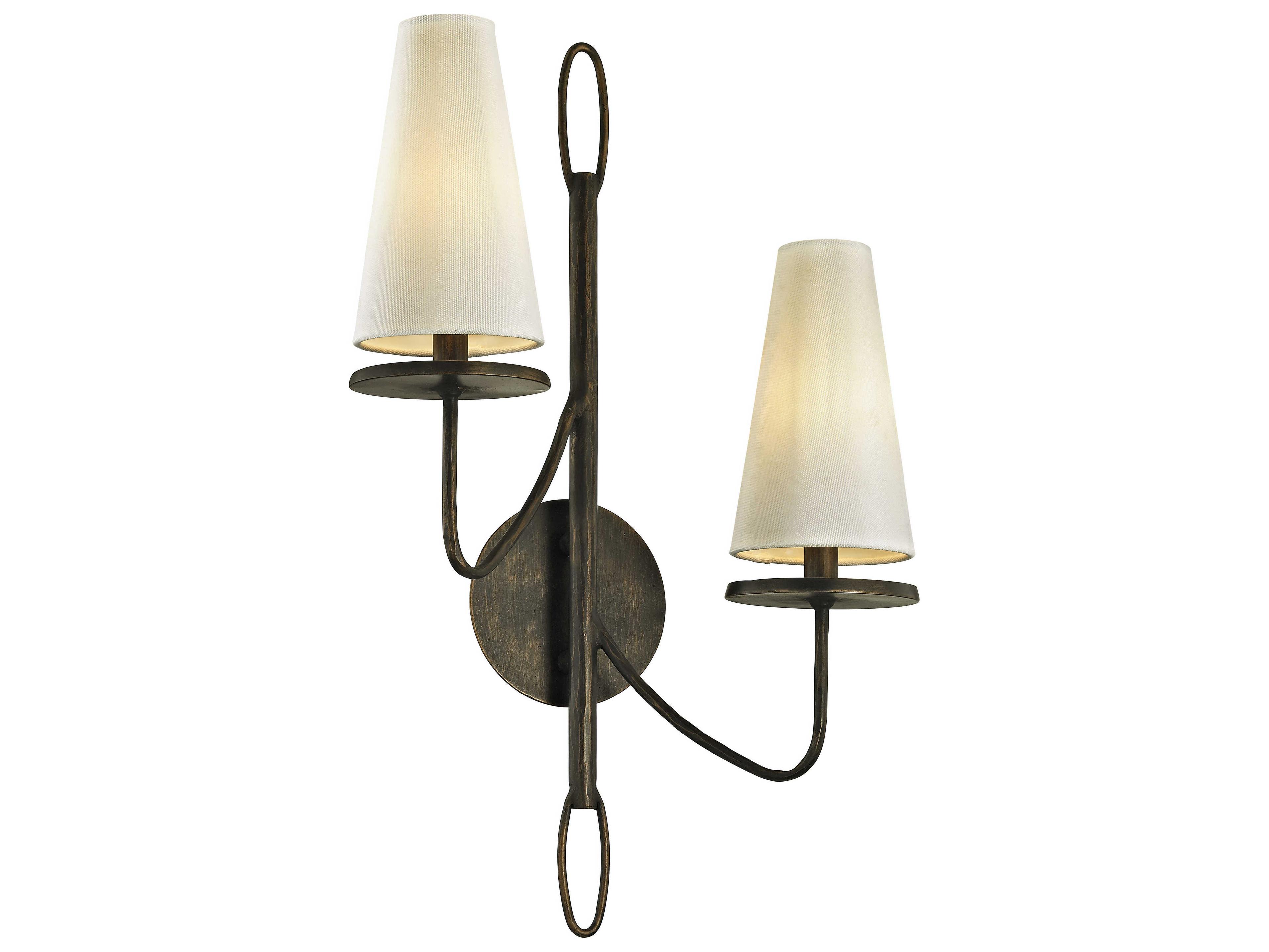 Marcel Two Light Wall Sconce in Pompeii Bronze