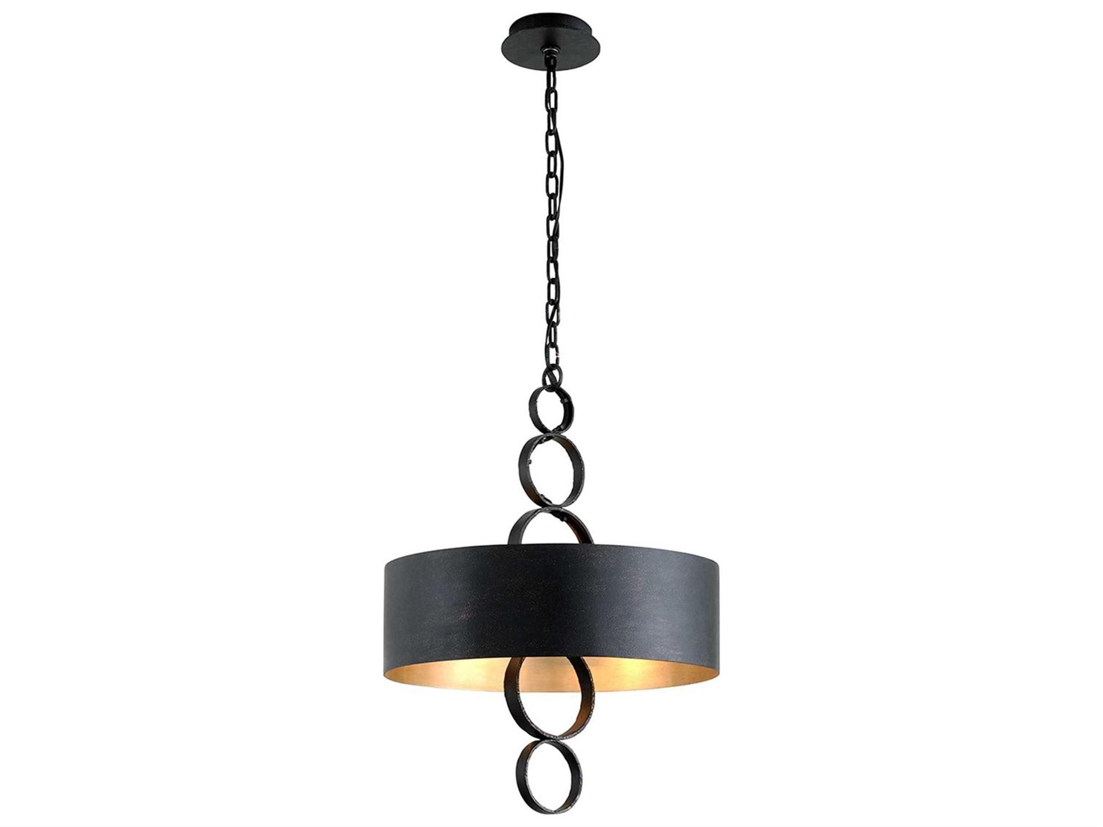 Rivington 4-Light Chandelier in Charred Copper