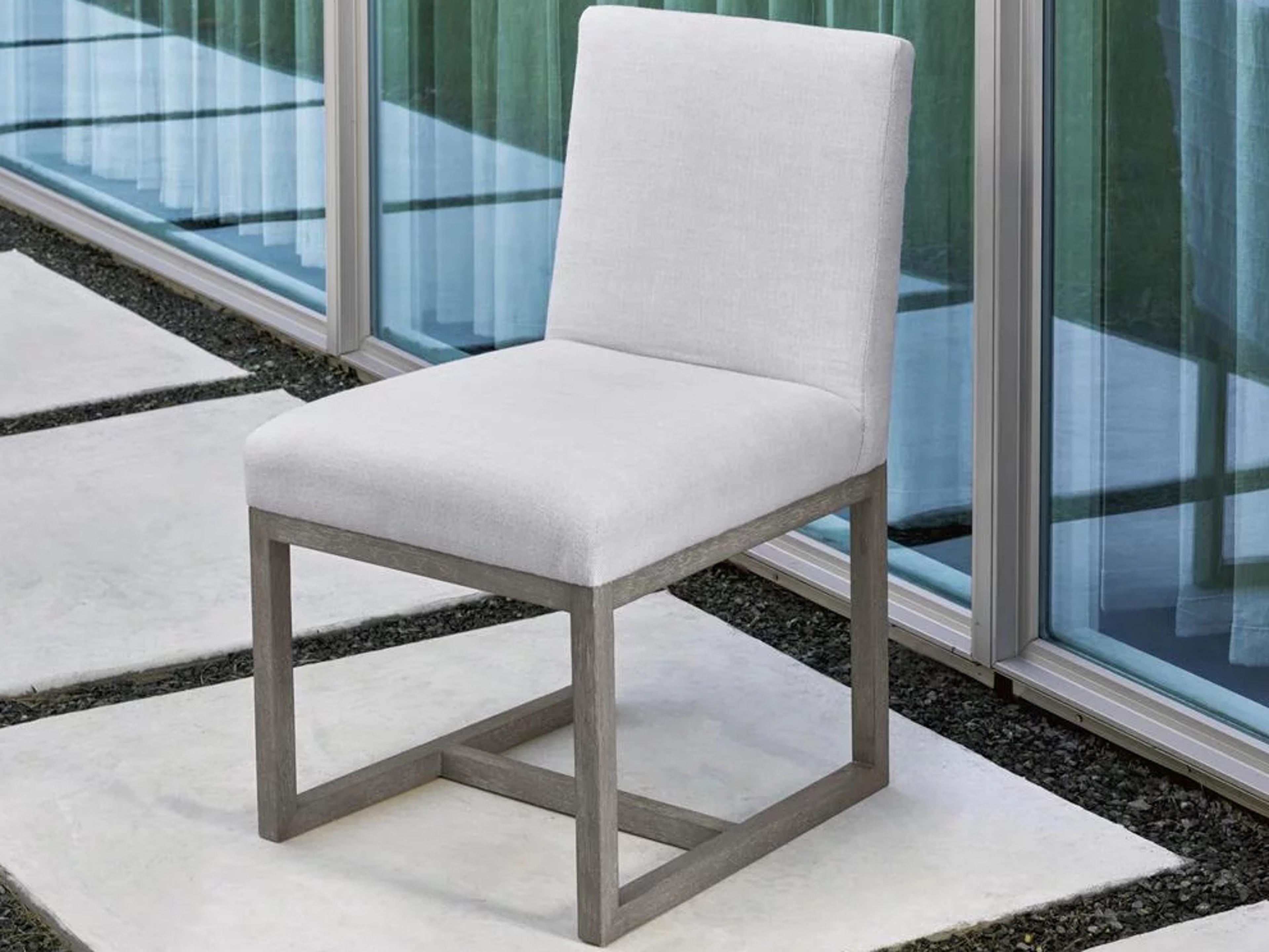 Universal Furniture Modern Carter White Upholstered Side Dining Chair