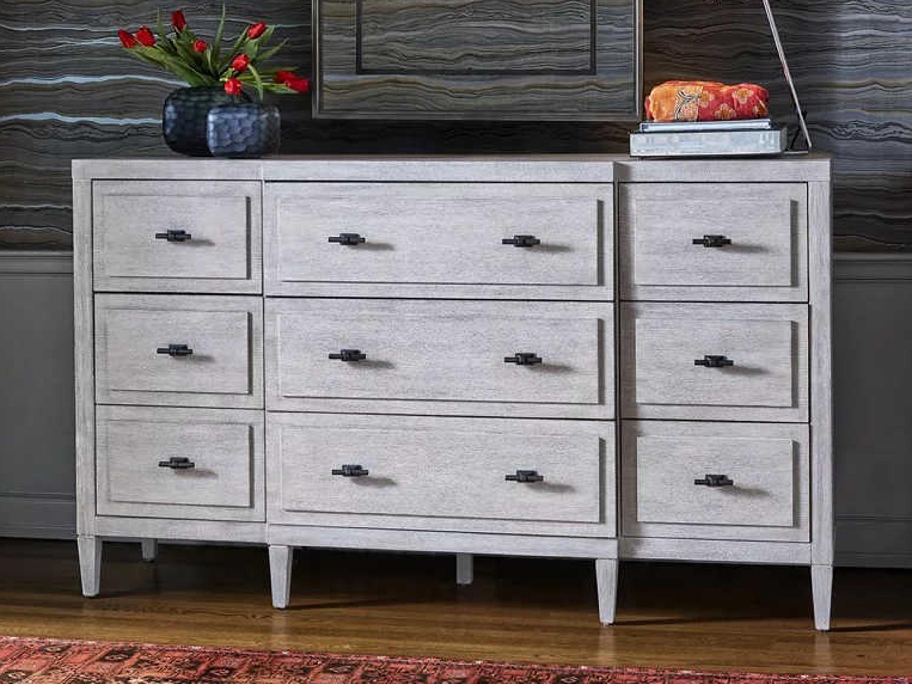 Universal Furniture Midtown 9-Drawers Beige Hardwood Dresser