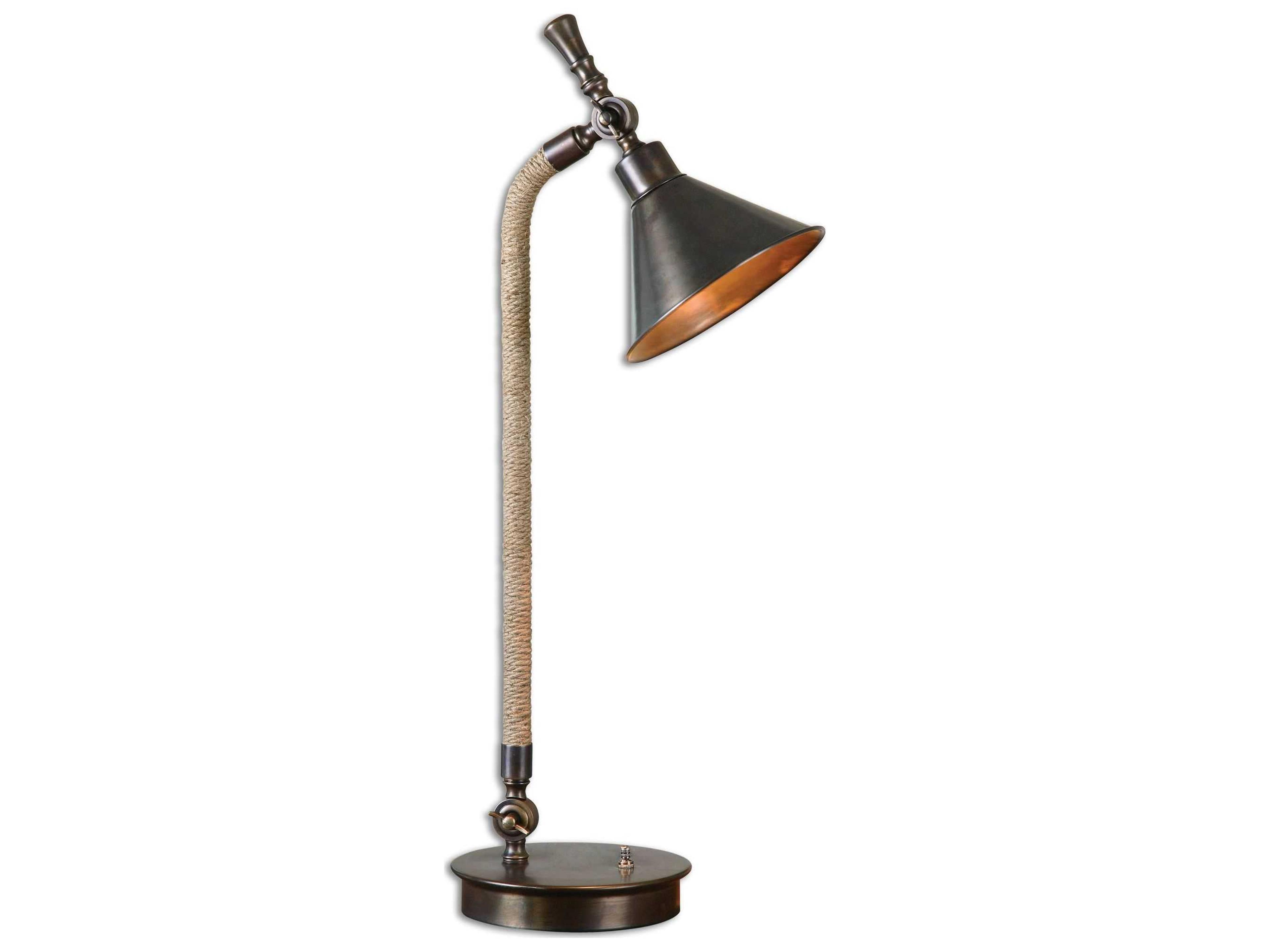 Uttermost Duvall Task Oxidized Bronze Desk Lamp