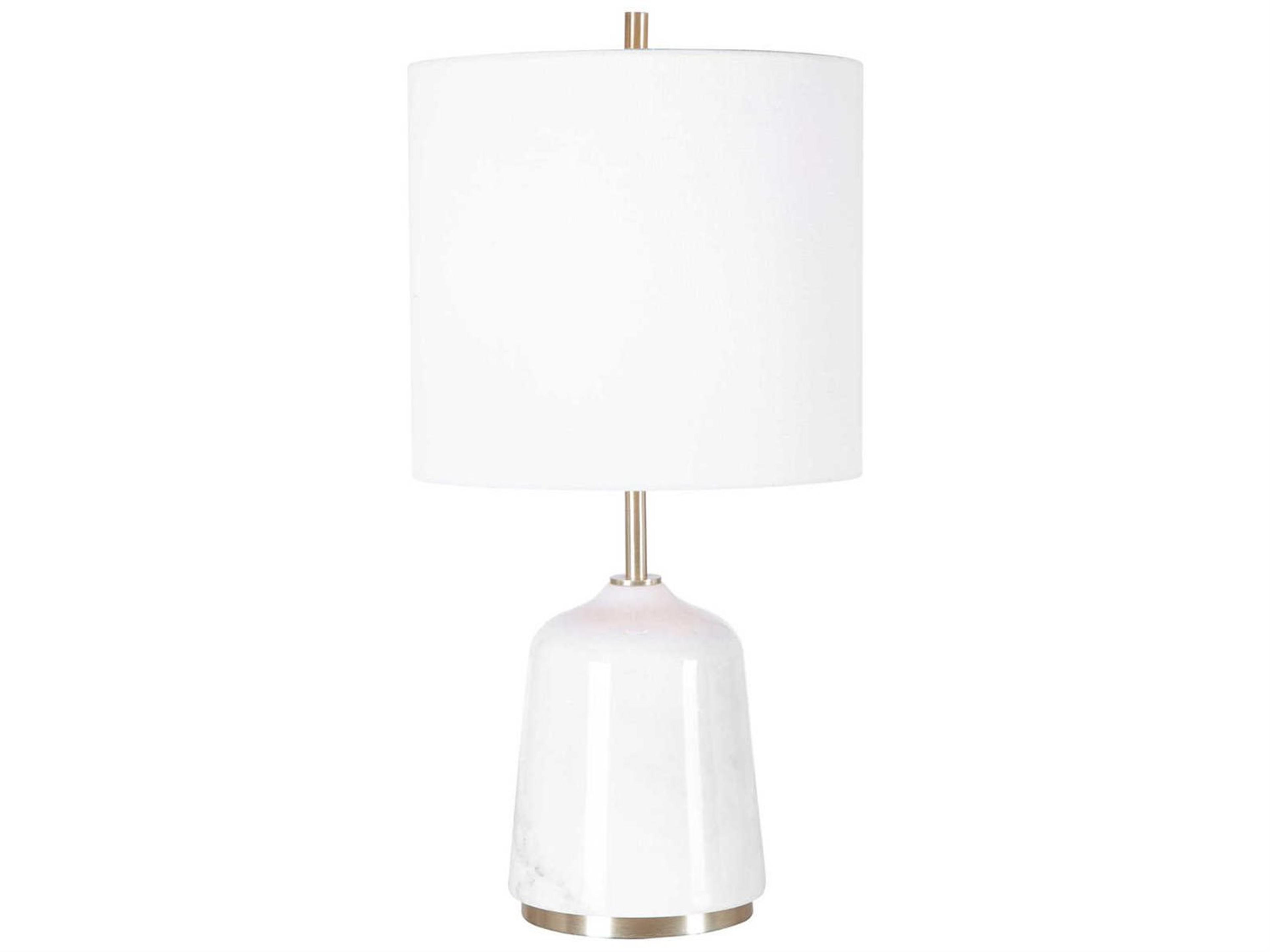 Uttermost Eloise White Marble Table Lamp