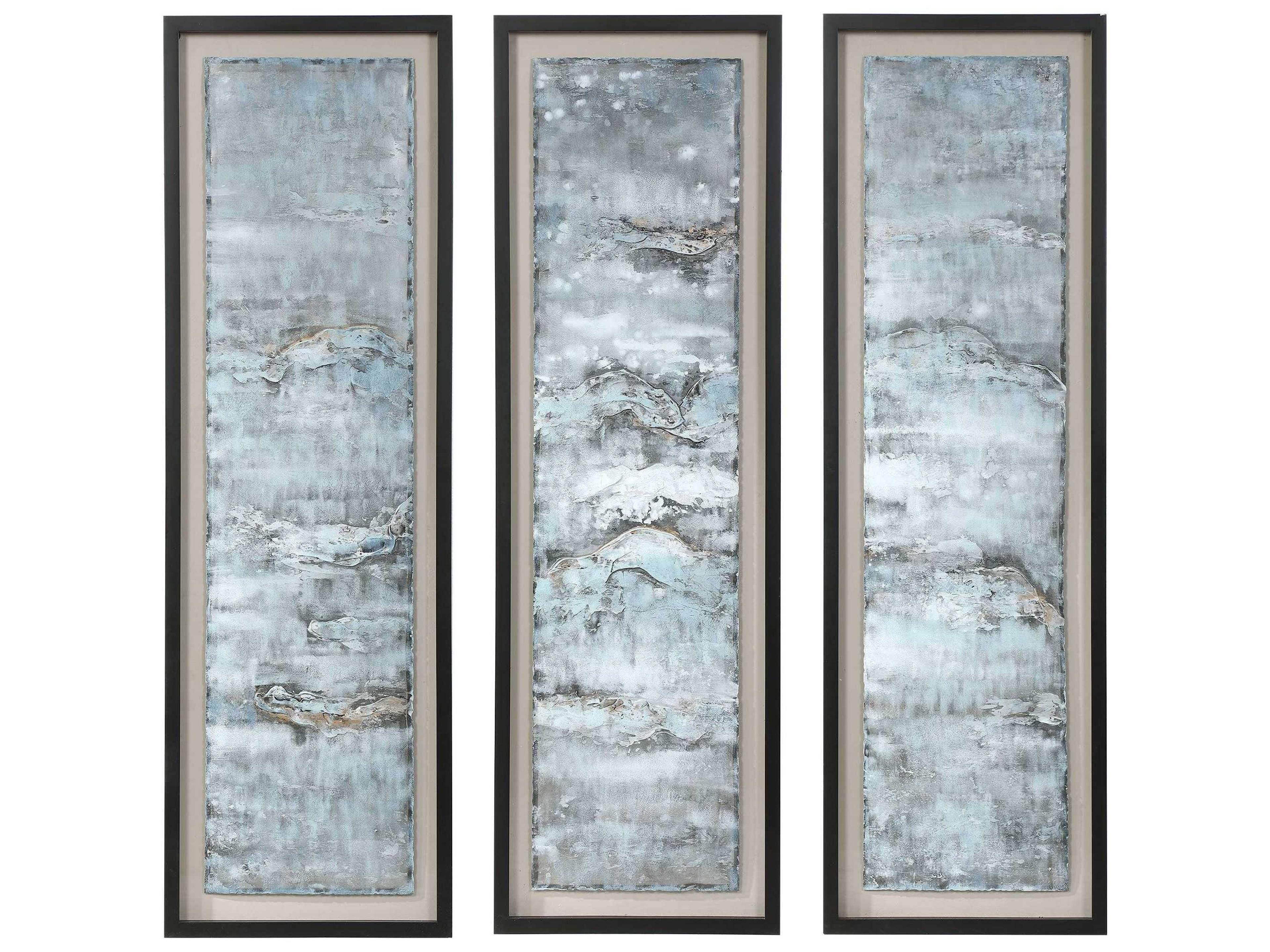 Uttermost Ocean Swell Metal Wall Art Set of 3