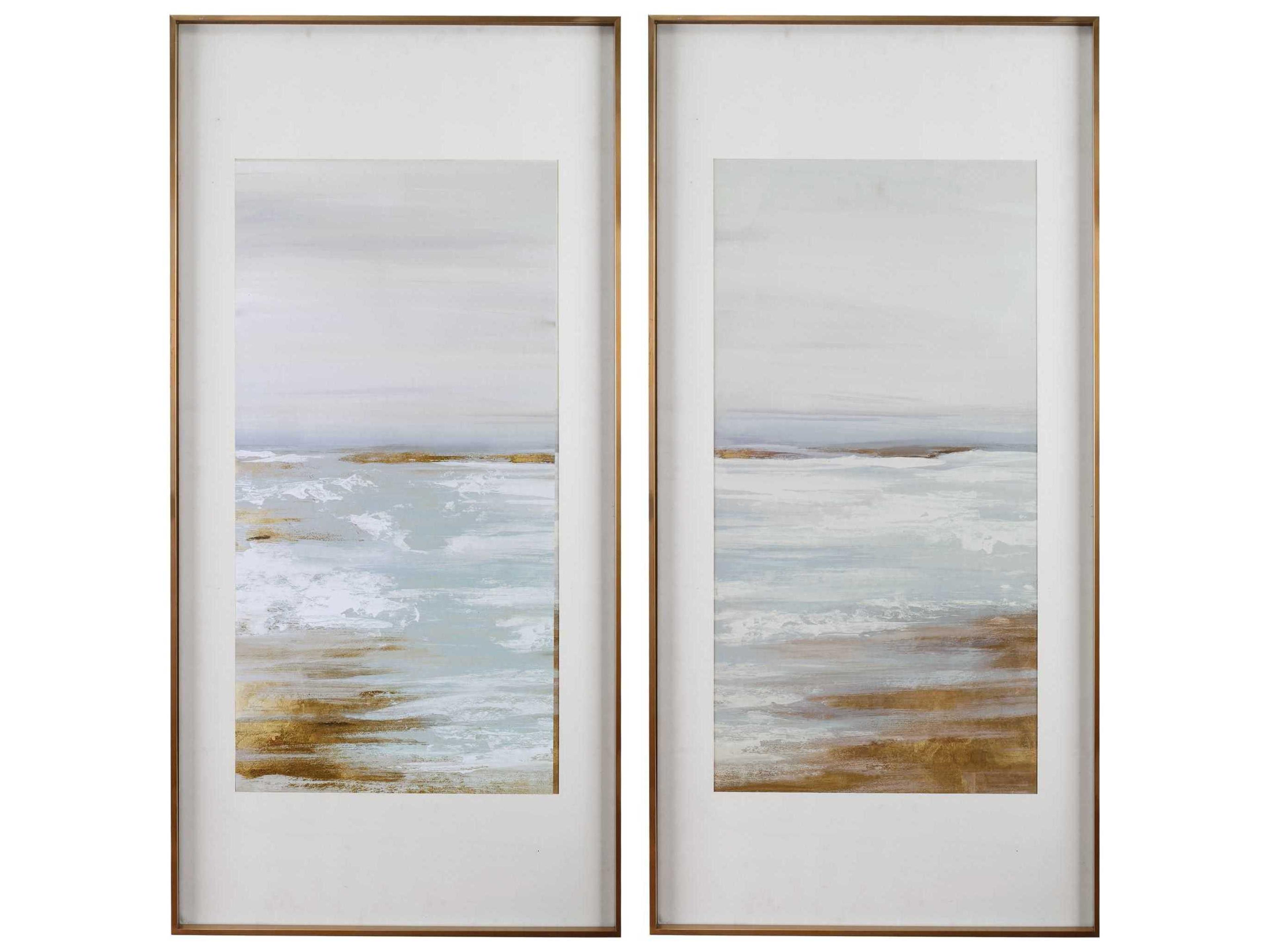 Uttermost Coastline Framed Prints Set of 2