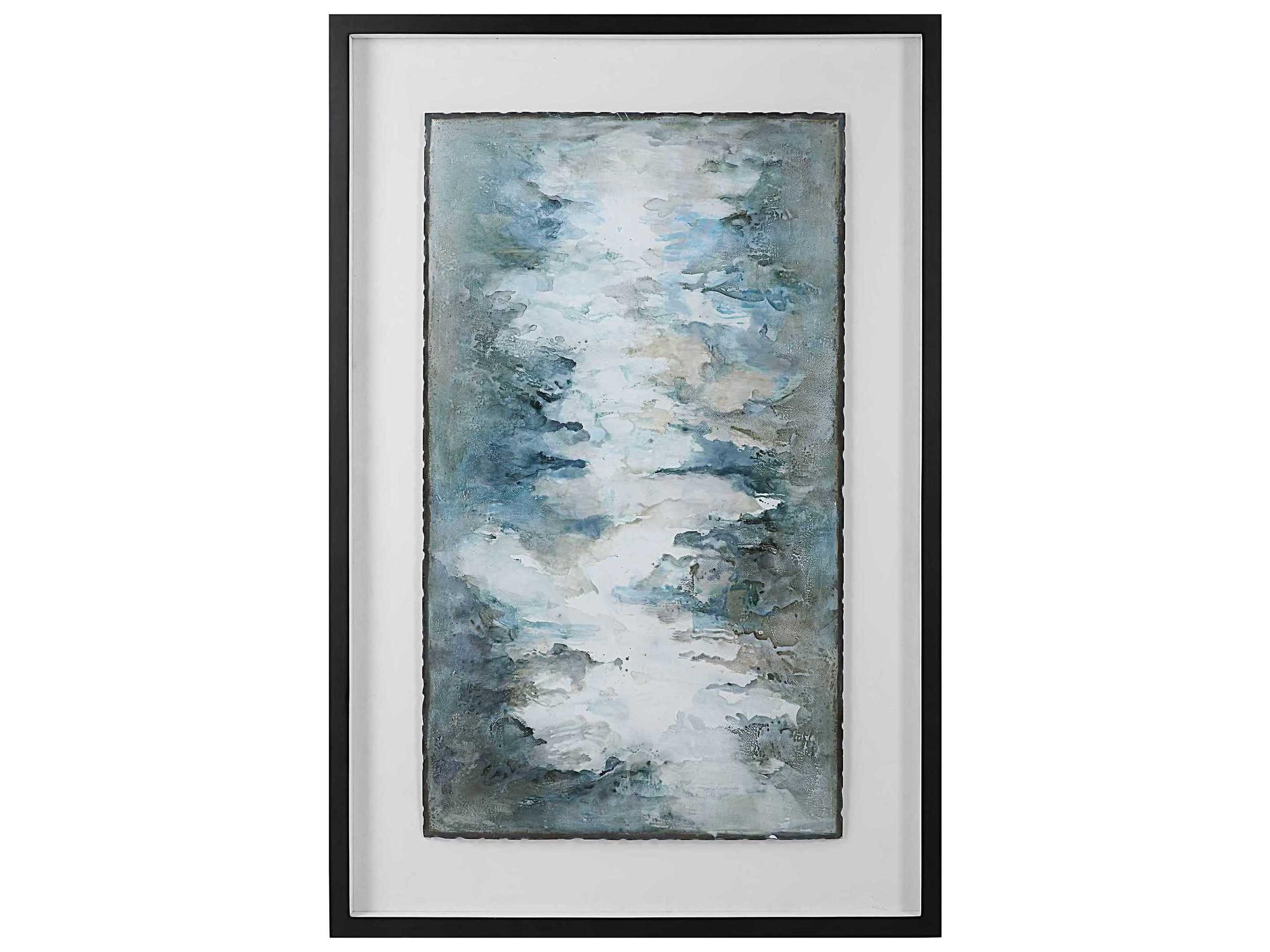 Uttermost Lakeside Grande Framed Abstract Print