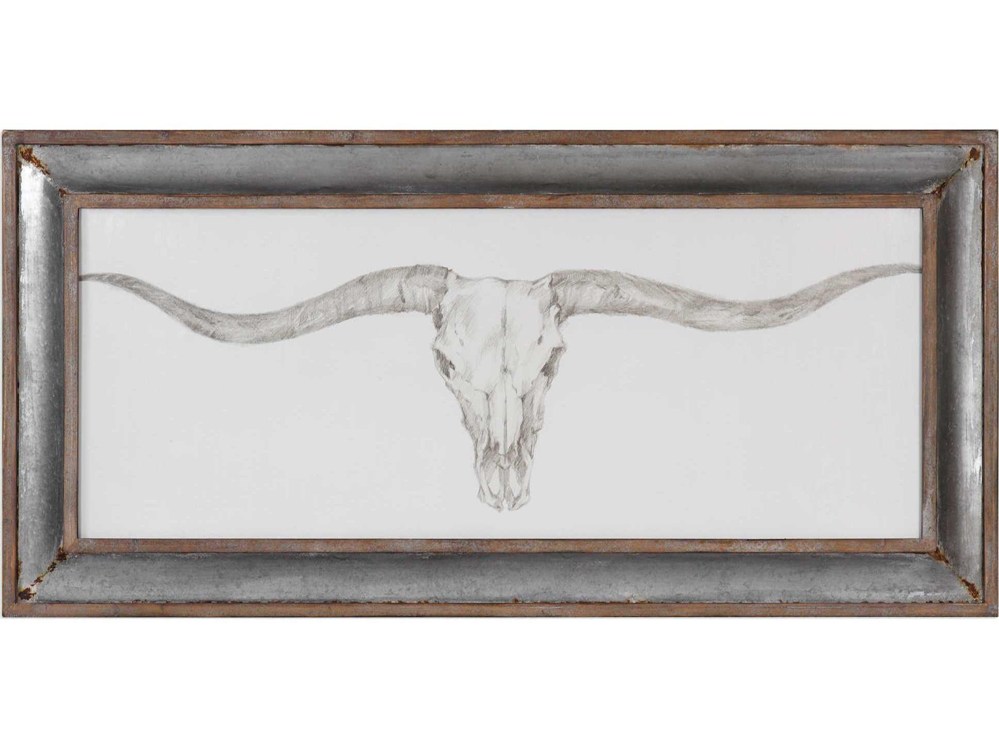 Uttermost Western Skull Mount Print