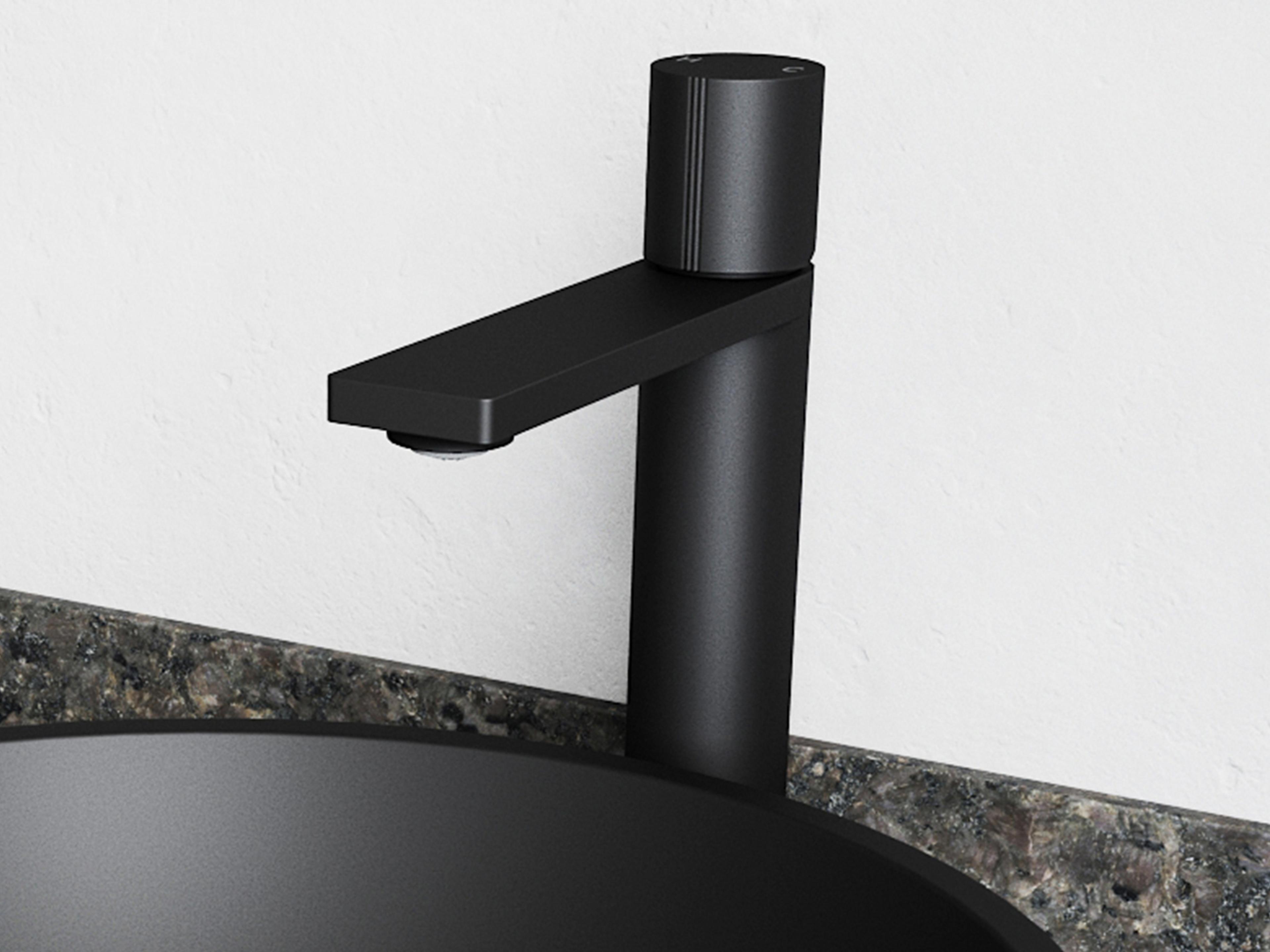 Gotham Matte Black 1-Handle Vessel Bathroom Faucet