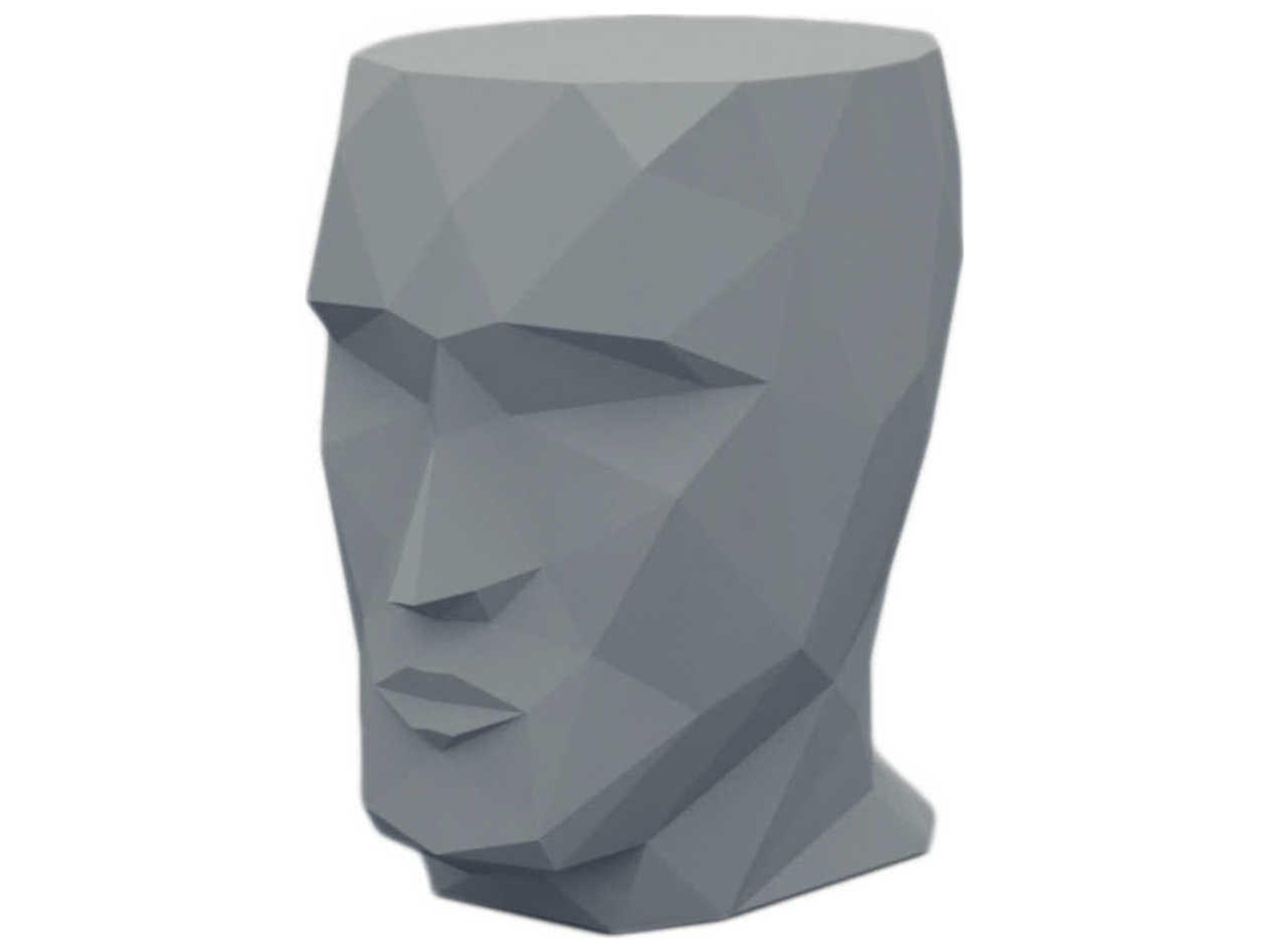 Adan Stool Modern Steel Gray Accent