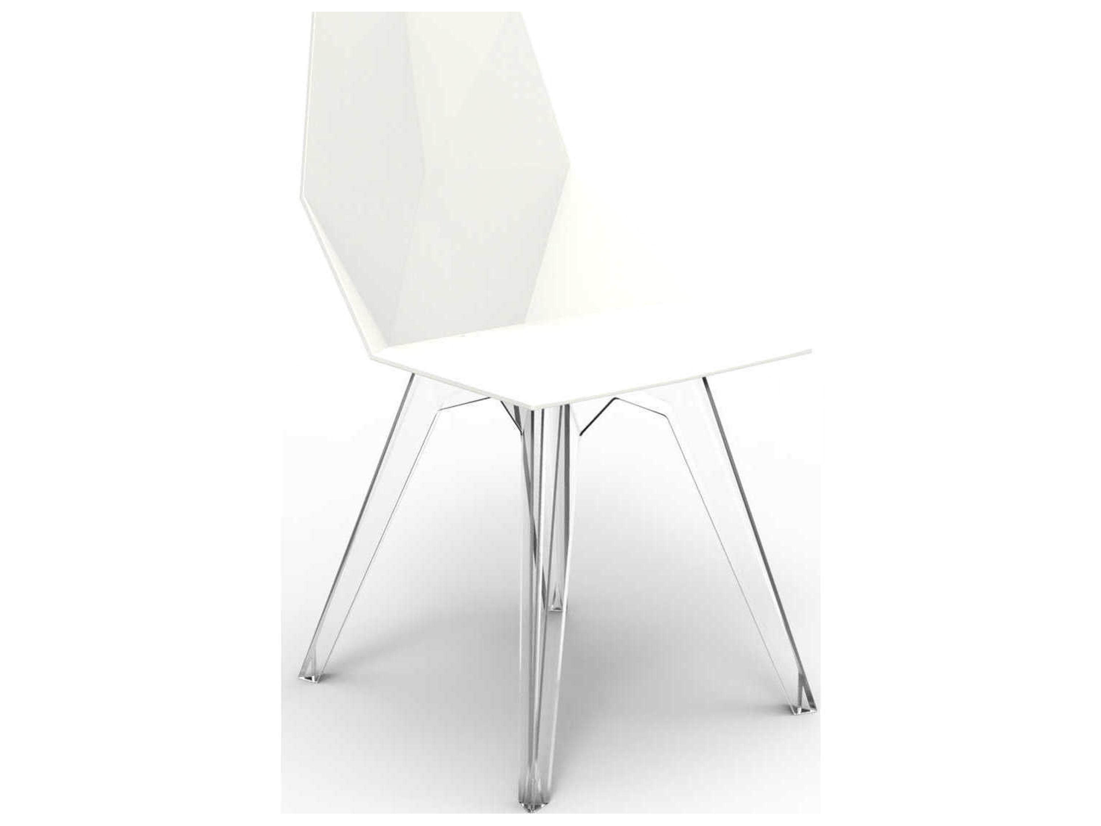 Faz White Side Dining Chair Set of 4