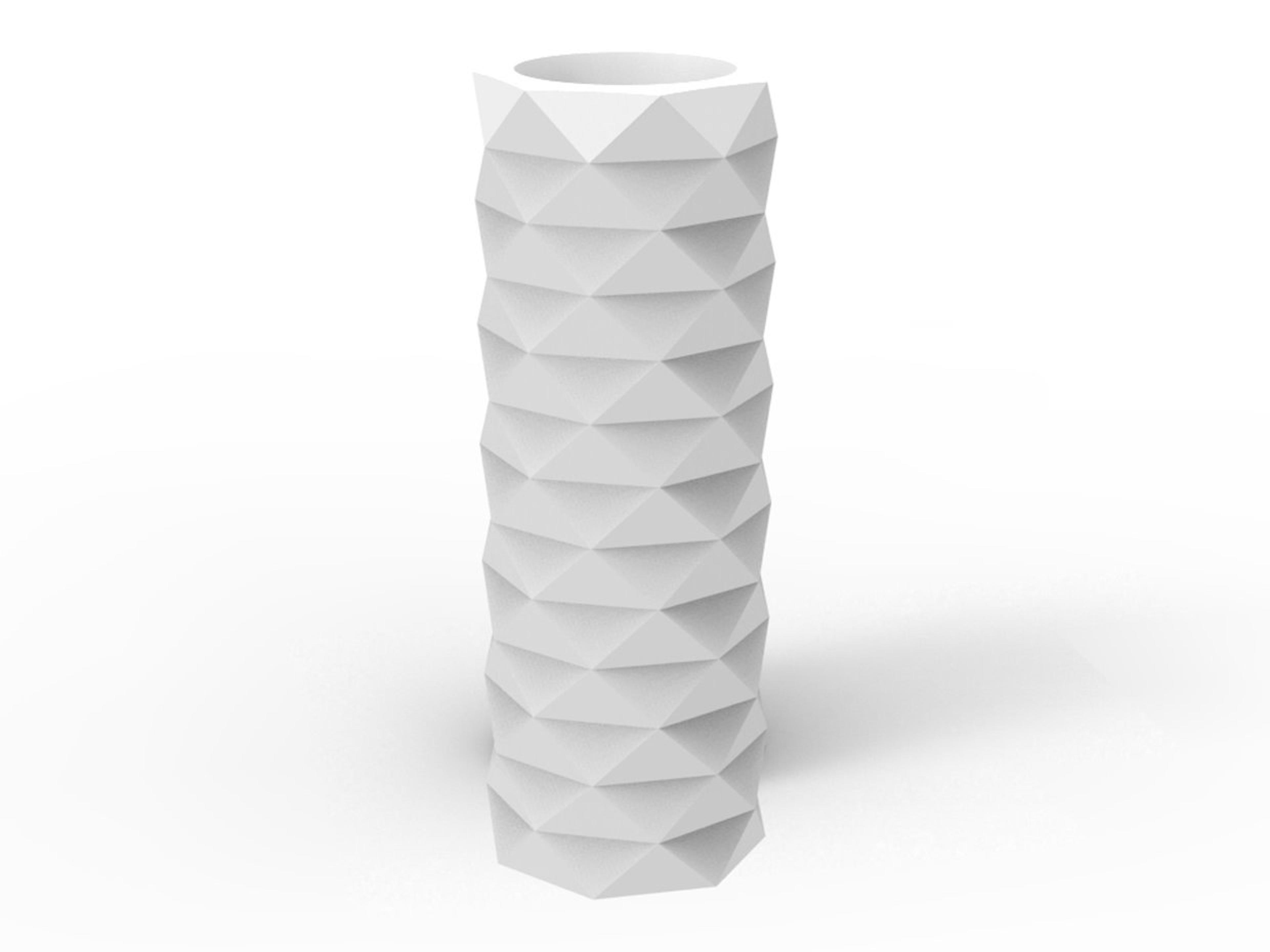 Marquis 32" High White Matte Planter