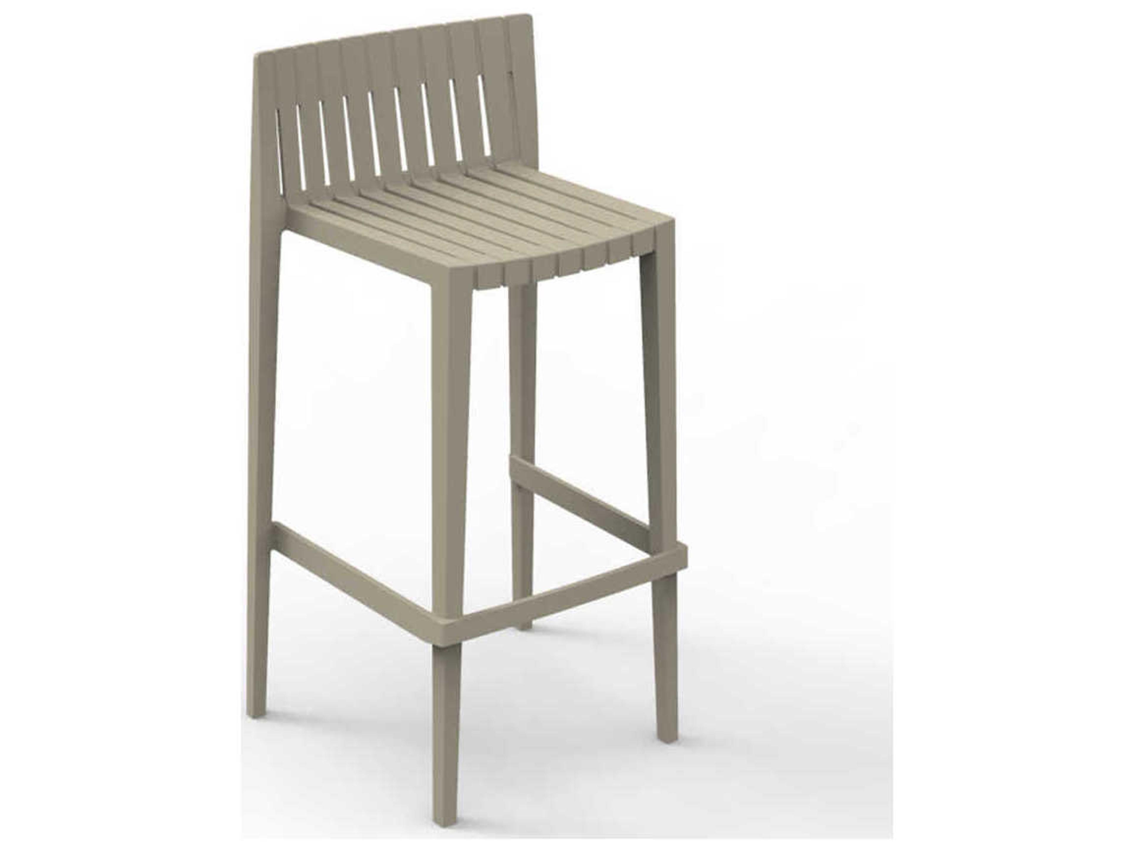 Spritz Ecru Matte Bar Stool Set of 4