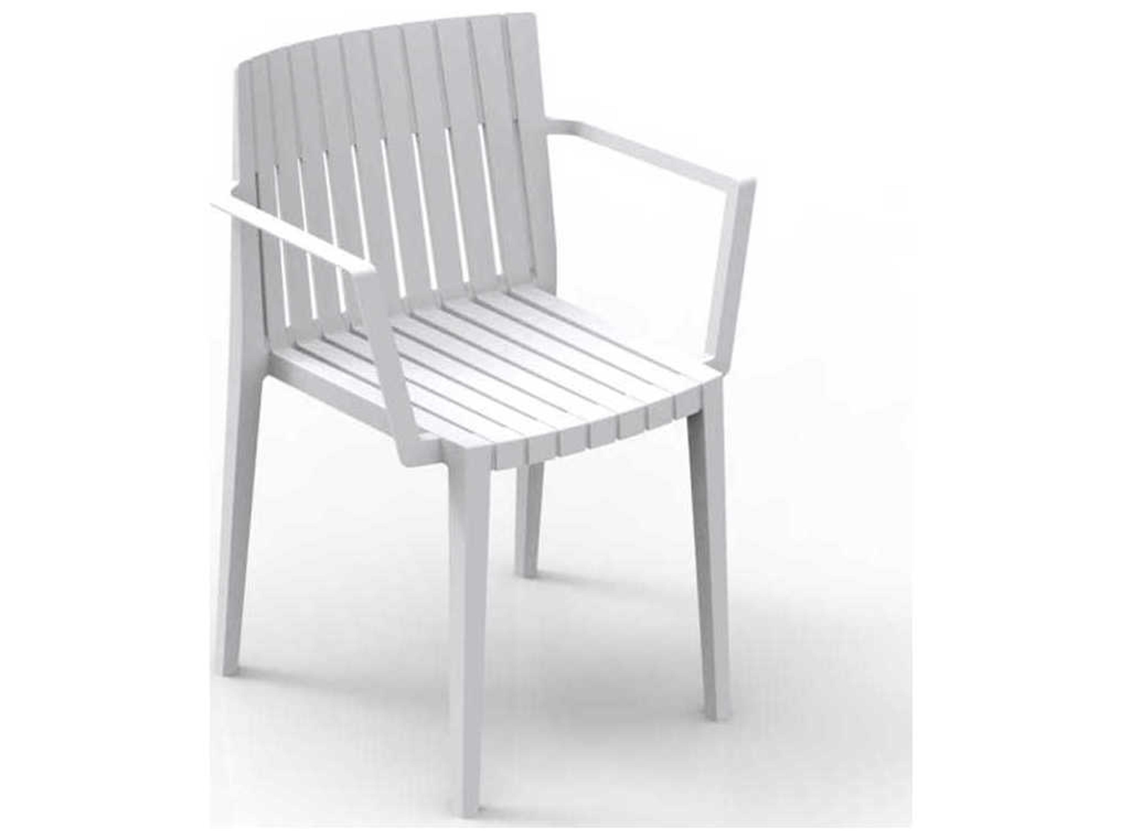 Spritz White Arm Dining Chair Set of 4