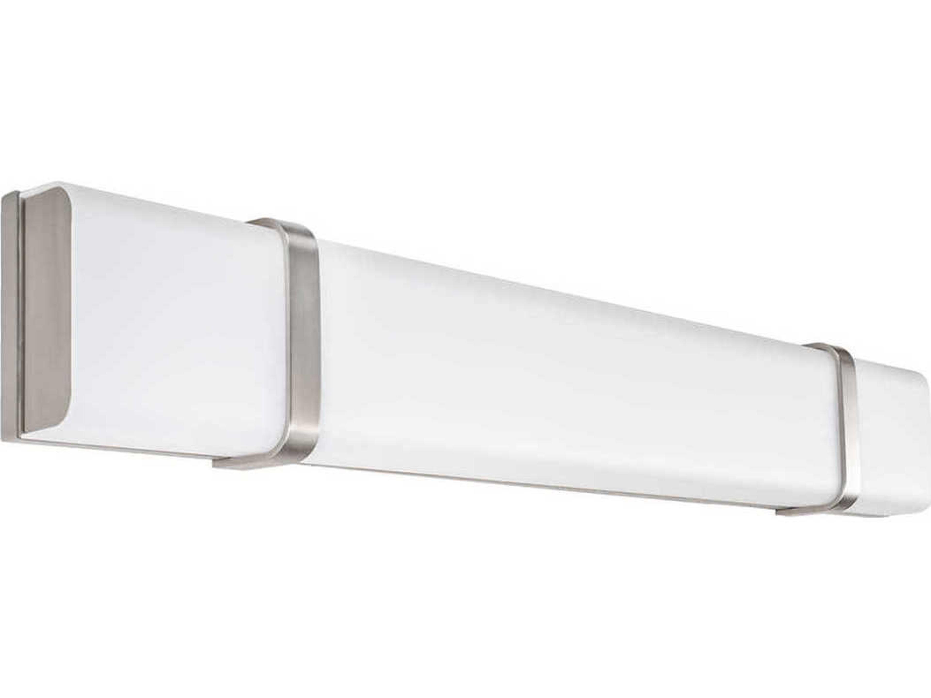 Link 1-Light Brushed Nickel LED Vanity Light