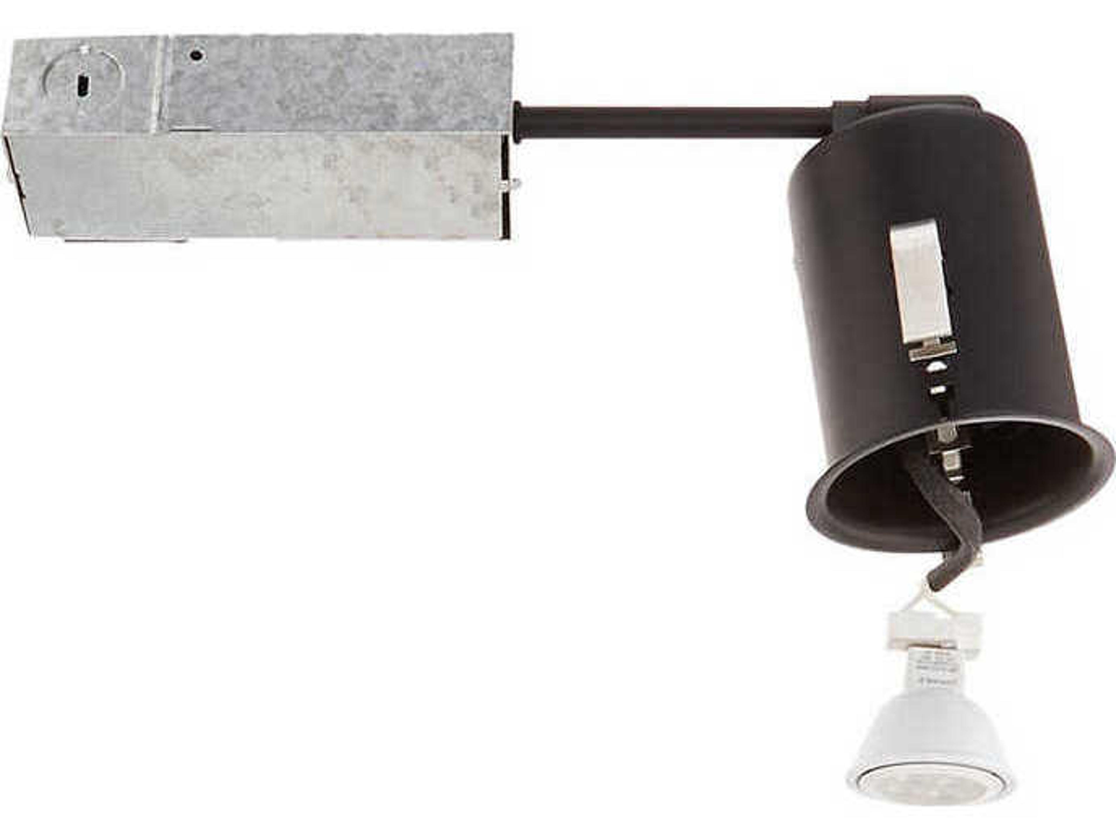 1-Light White LED Cylinder Recessed Light