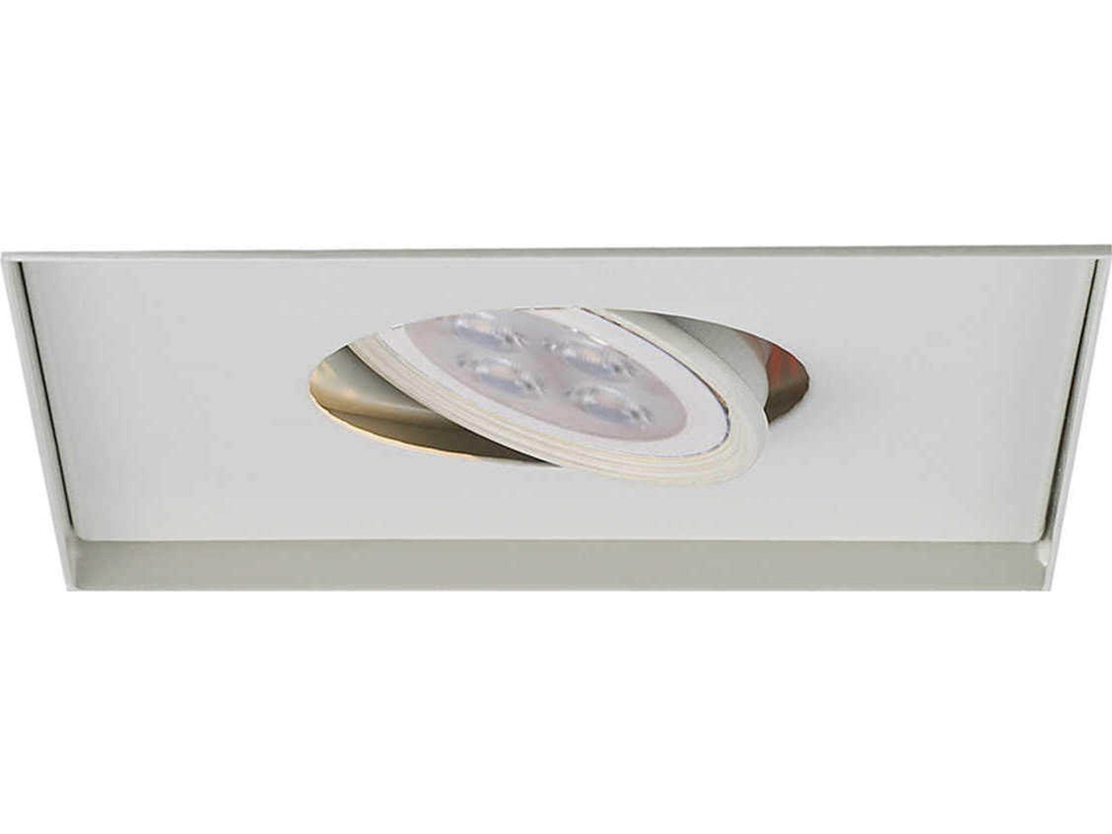 1-Light White LED Geometric Linear Recessed Light