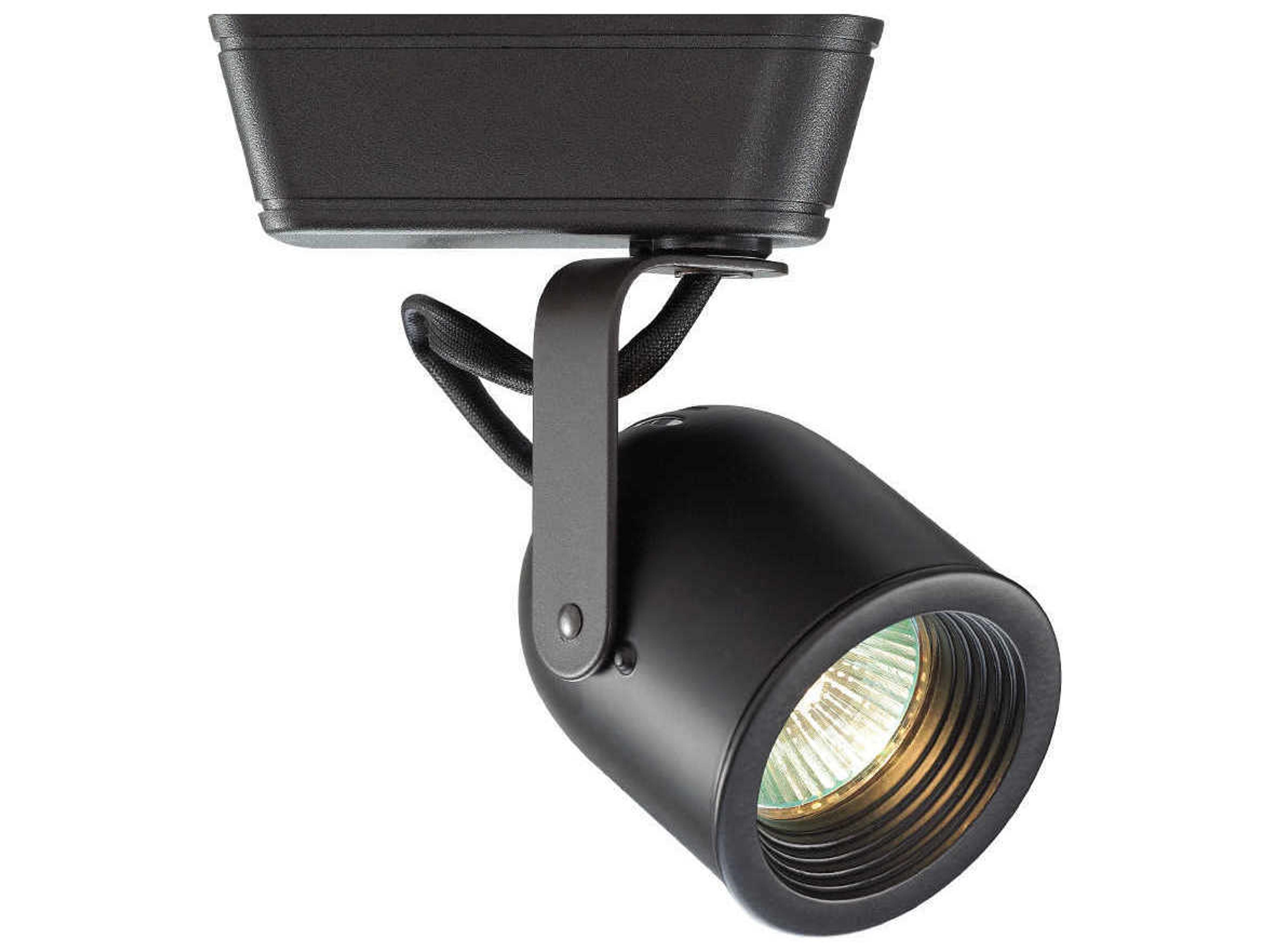 Track Black LED Cylinder & Rail Light