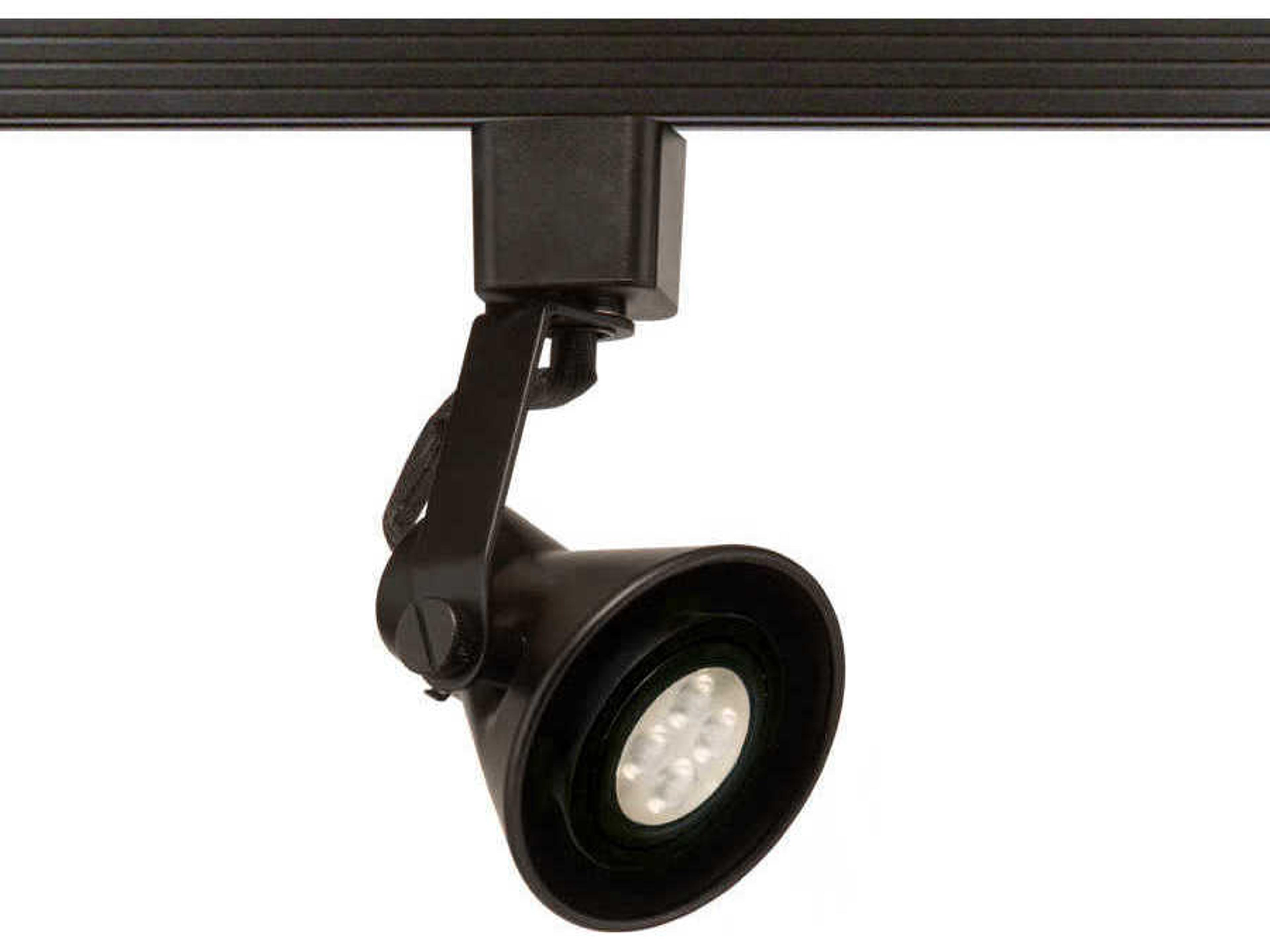 Track 1-Light Black LED & Rail Light
