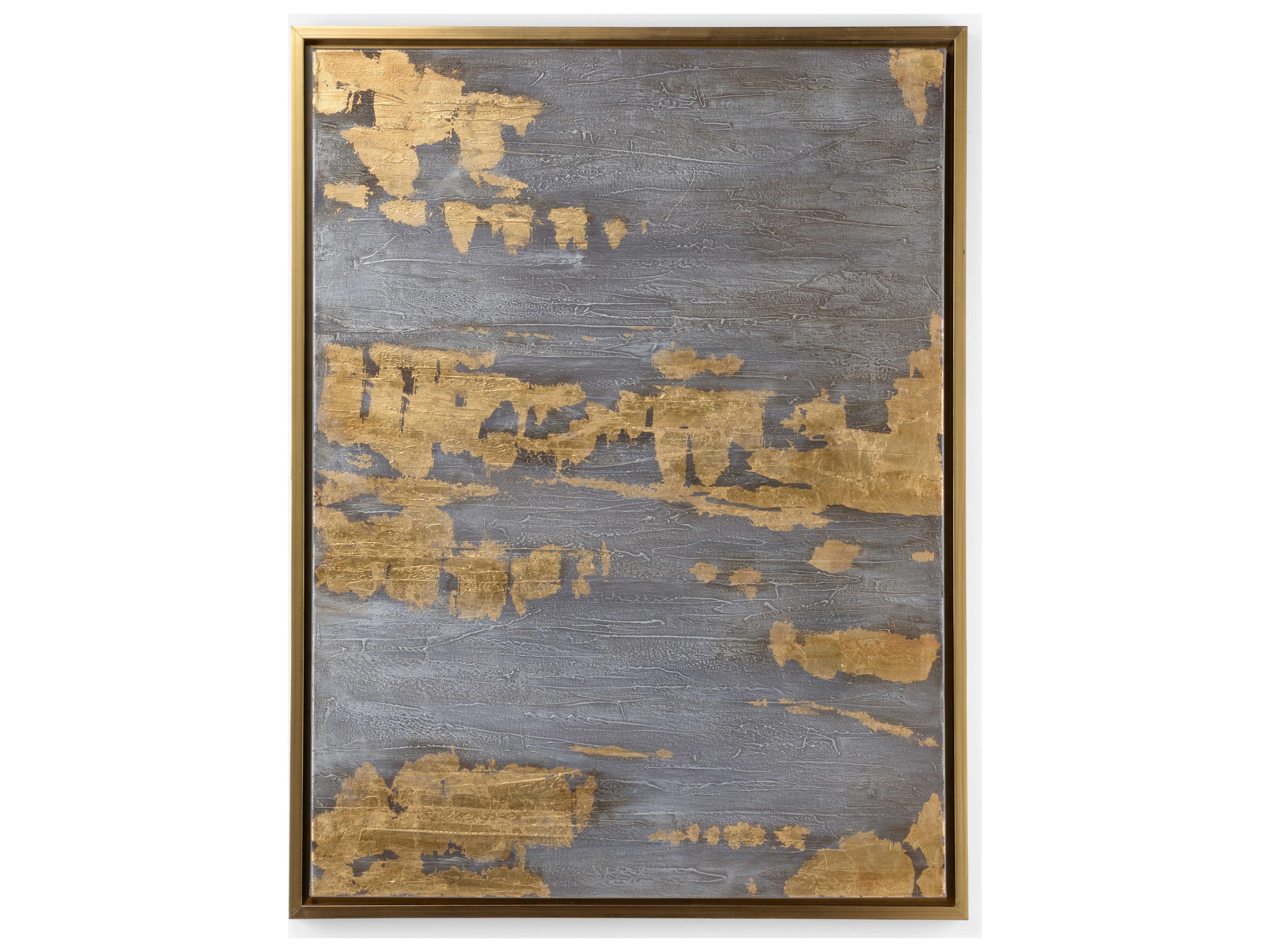 Gilded Storm Canvas Wall Art