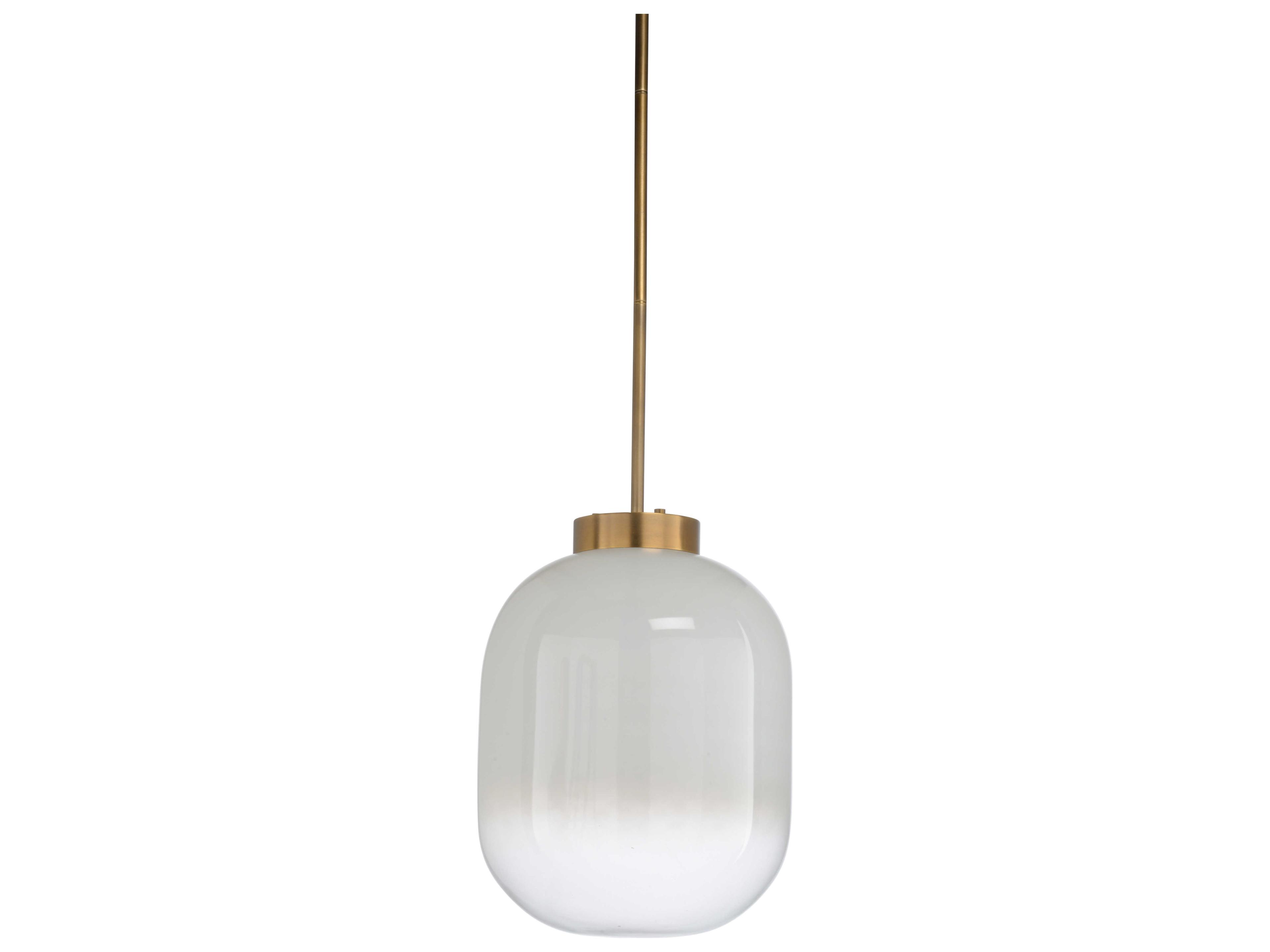 Wildwood Subway 1-Light Antique Brass Pendant