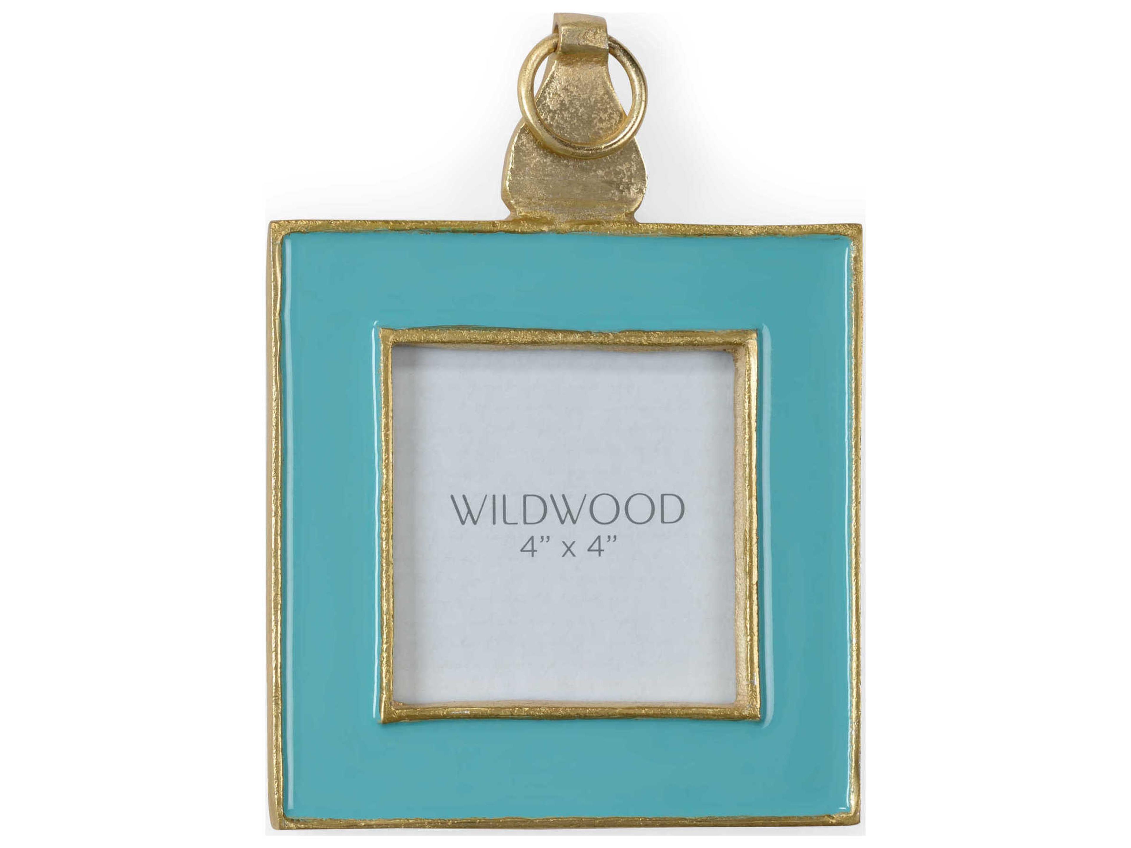Wildwood Aqua Enamel Picture Frame