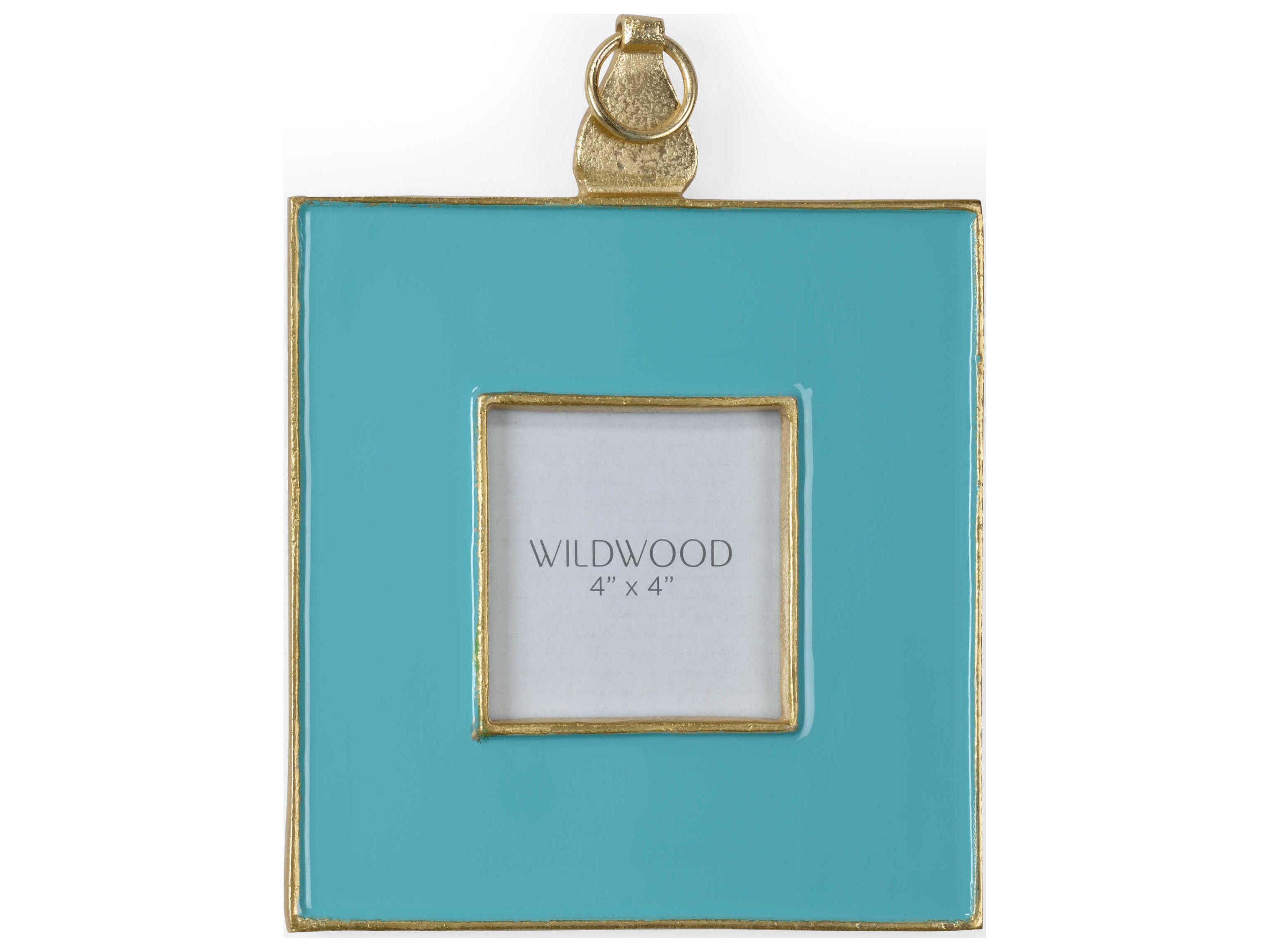 Wildwood Aqua Enamel Picture Frame
