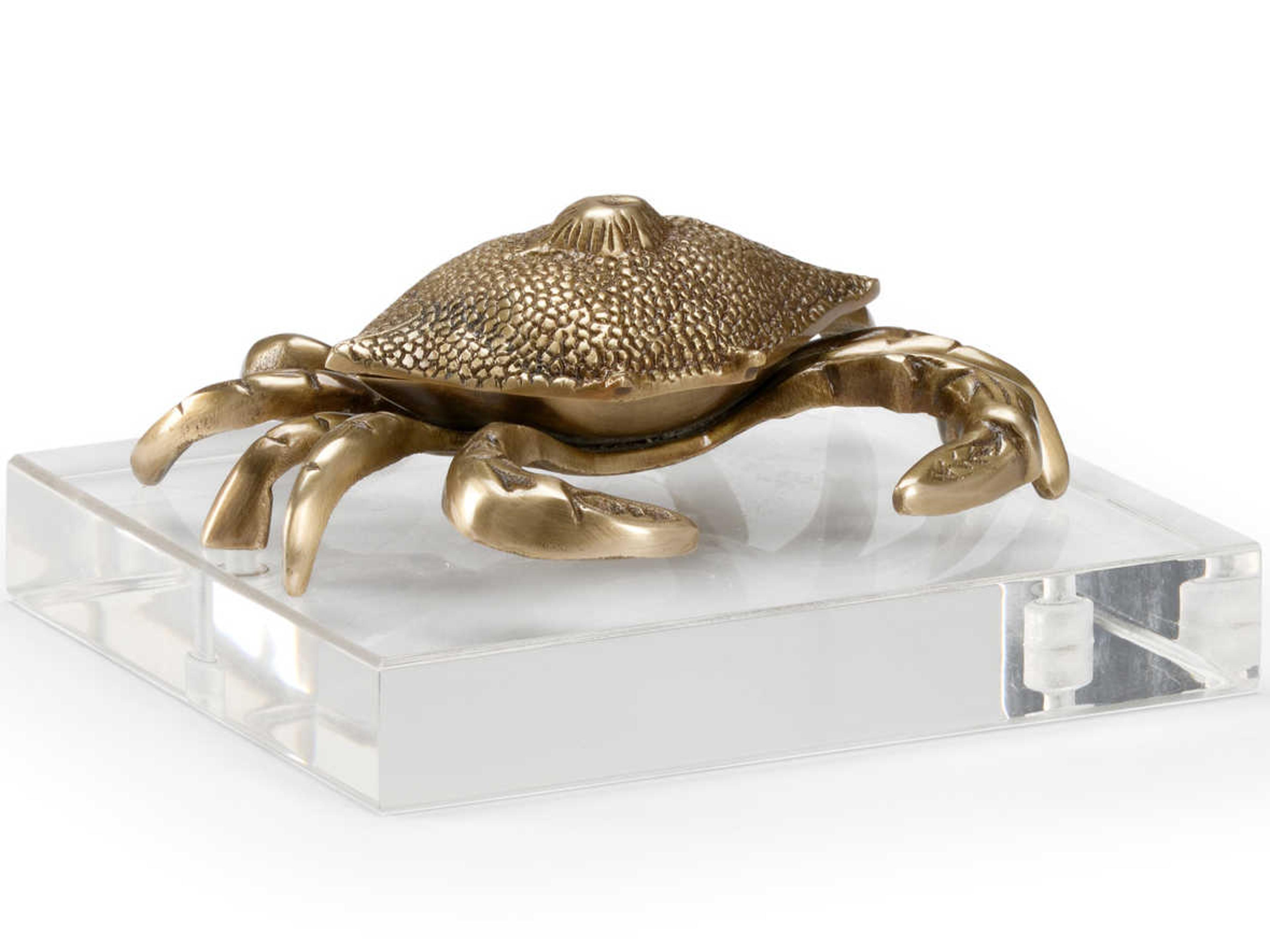 Wildwood Crab Brass Sculpture