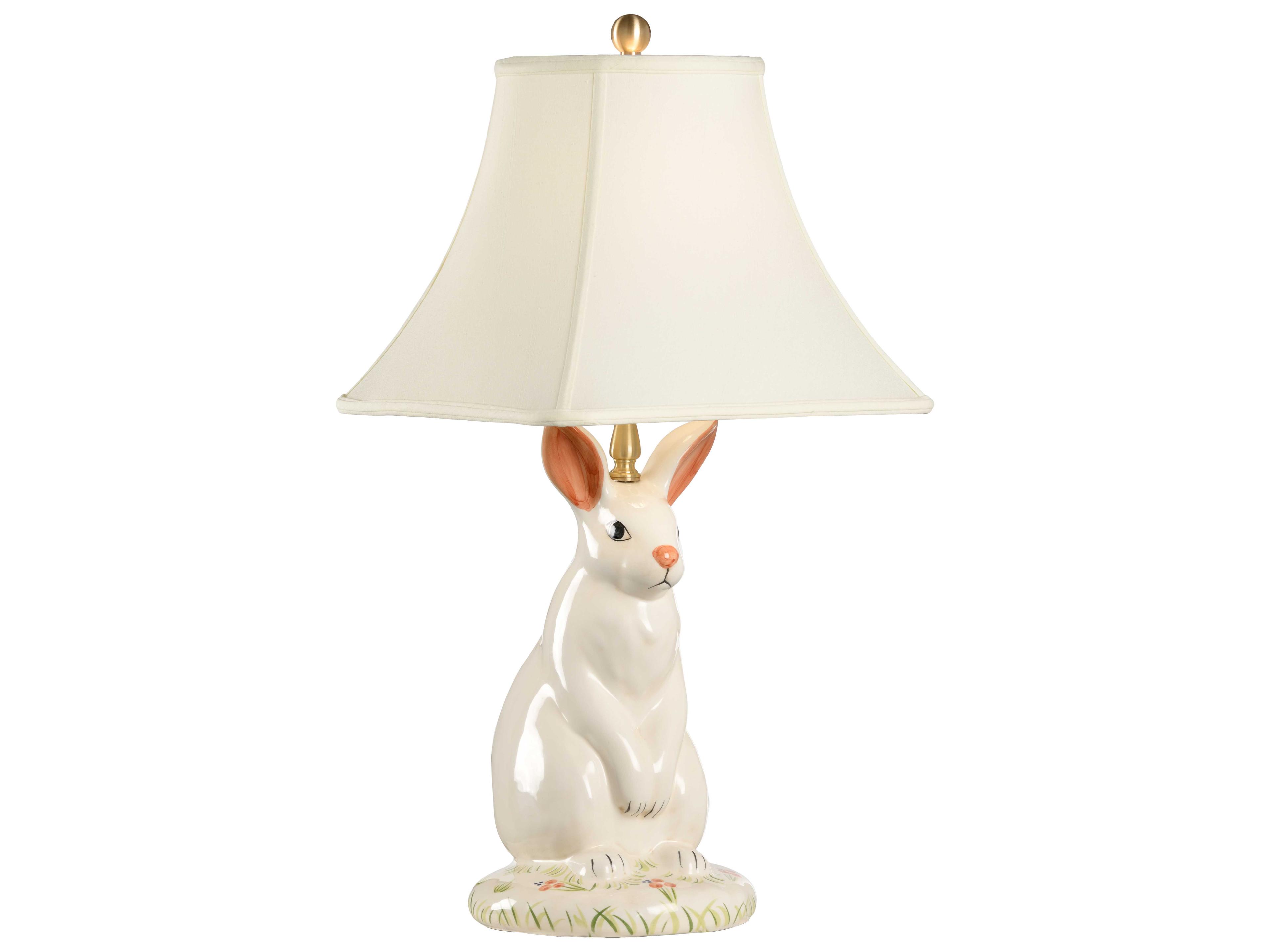 Wildwood Dignified Rabbit White Buffet Lamp
