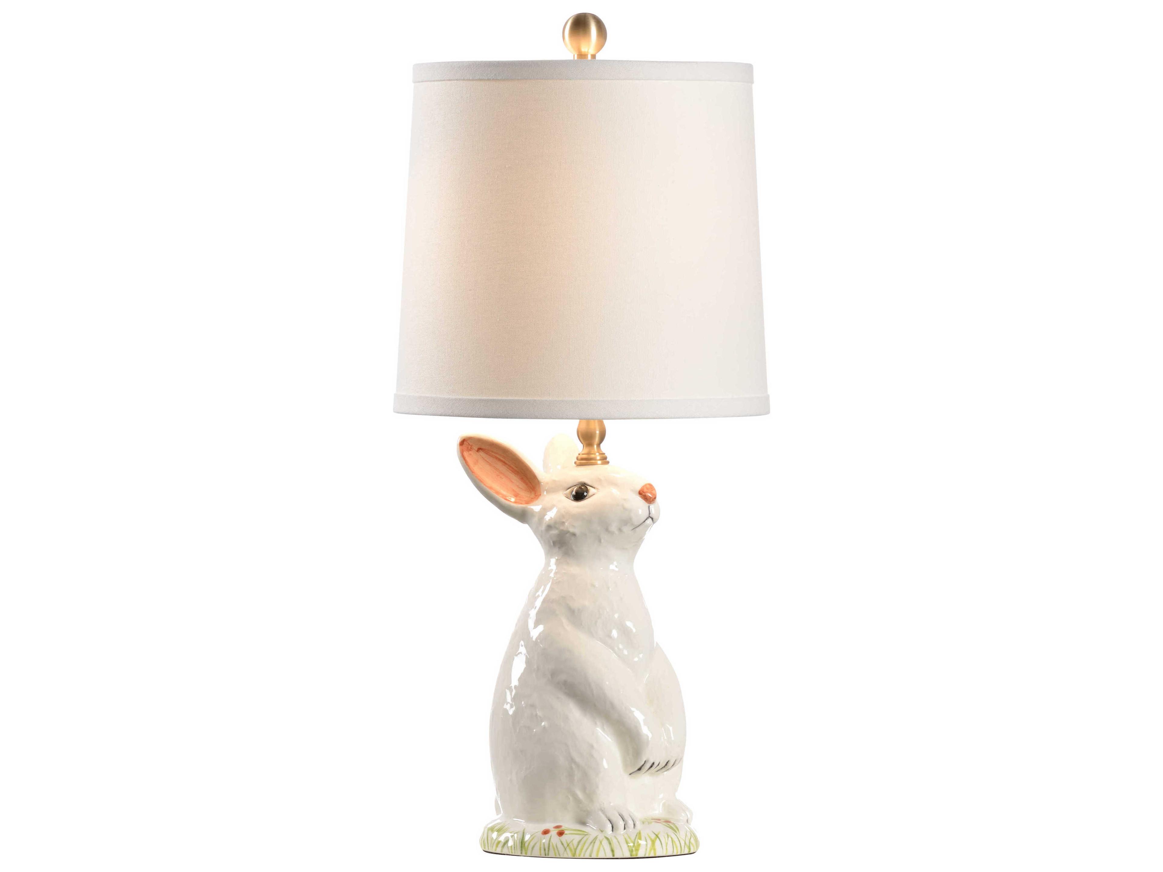 Next Generation White Bone Linen Off Table Lamp