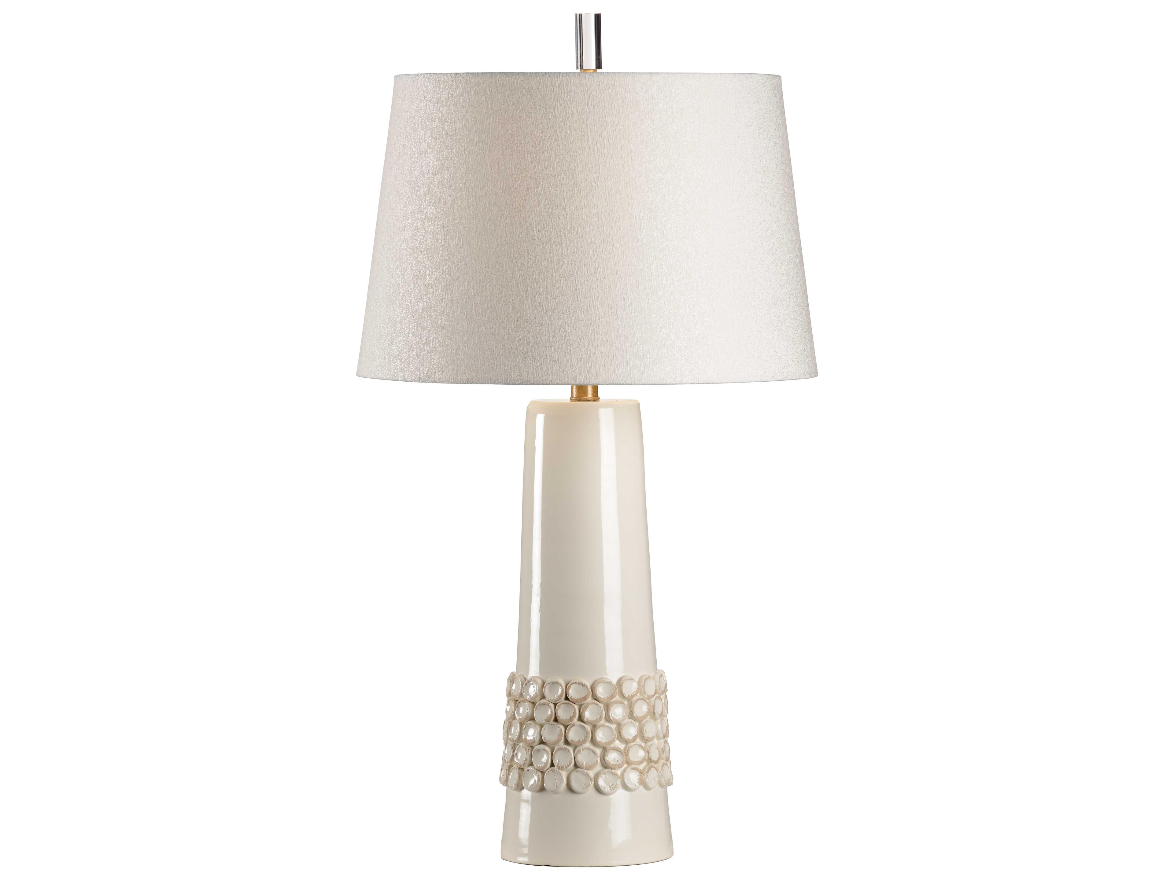 Wildwood Tivoli Aged Cream Silkette Off White Buffet Lamp