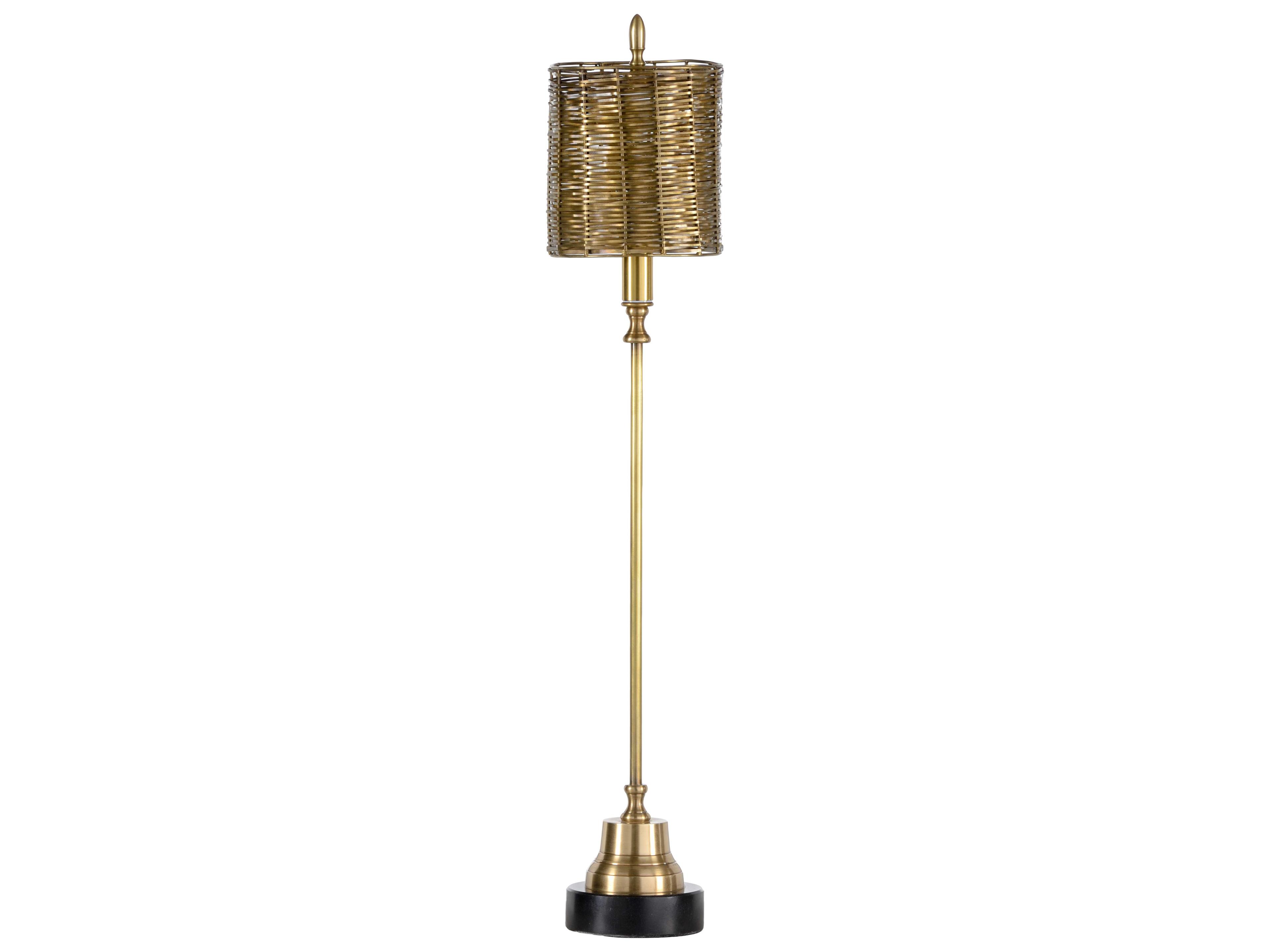 Wildwood Milo Tarnished Brass Buffet Lamp