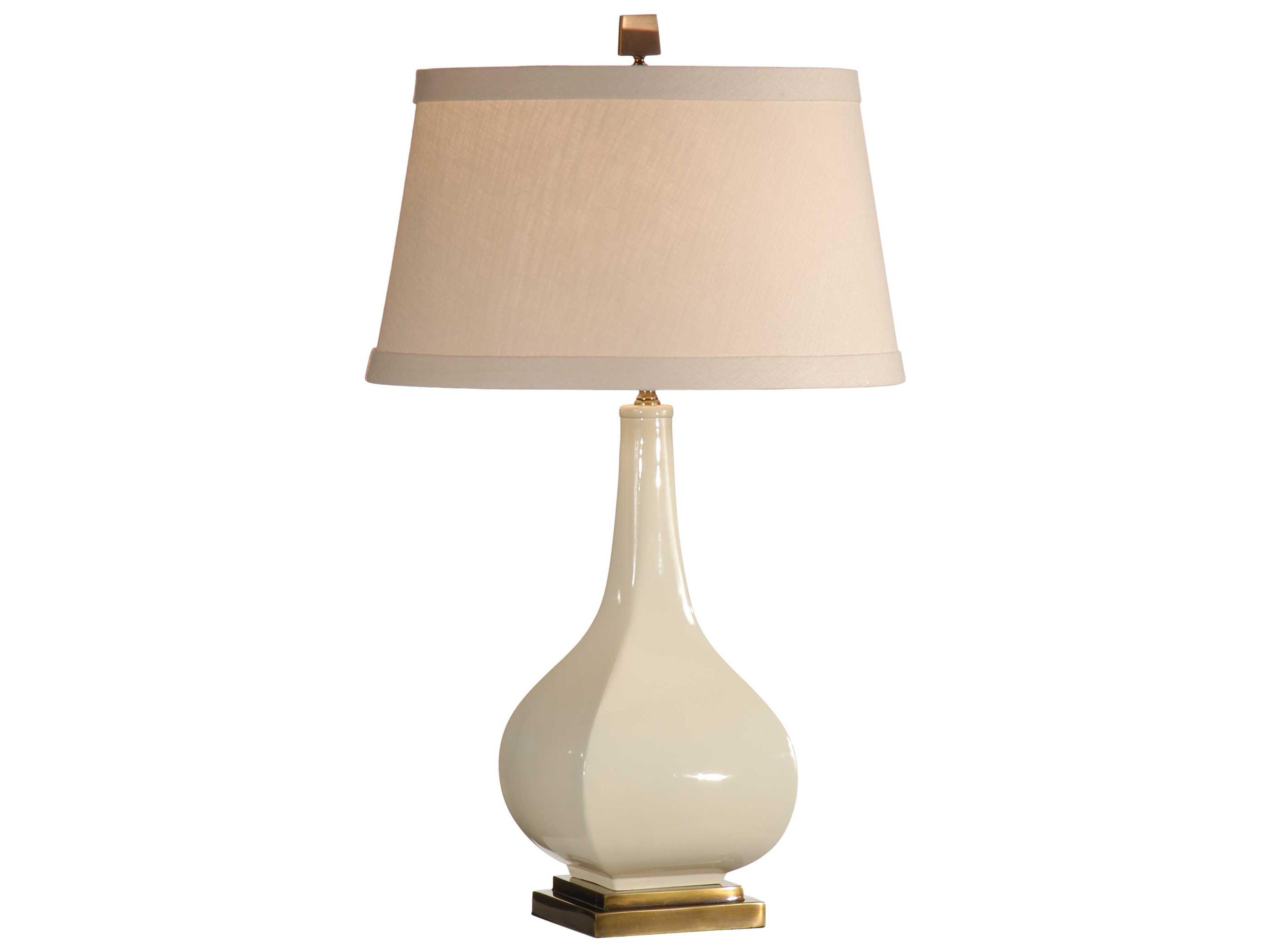 Wildwood Dawson White Gold Porcelain Buffet Lamp