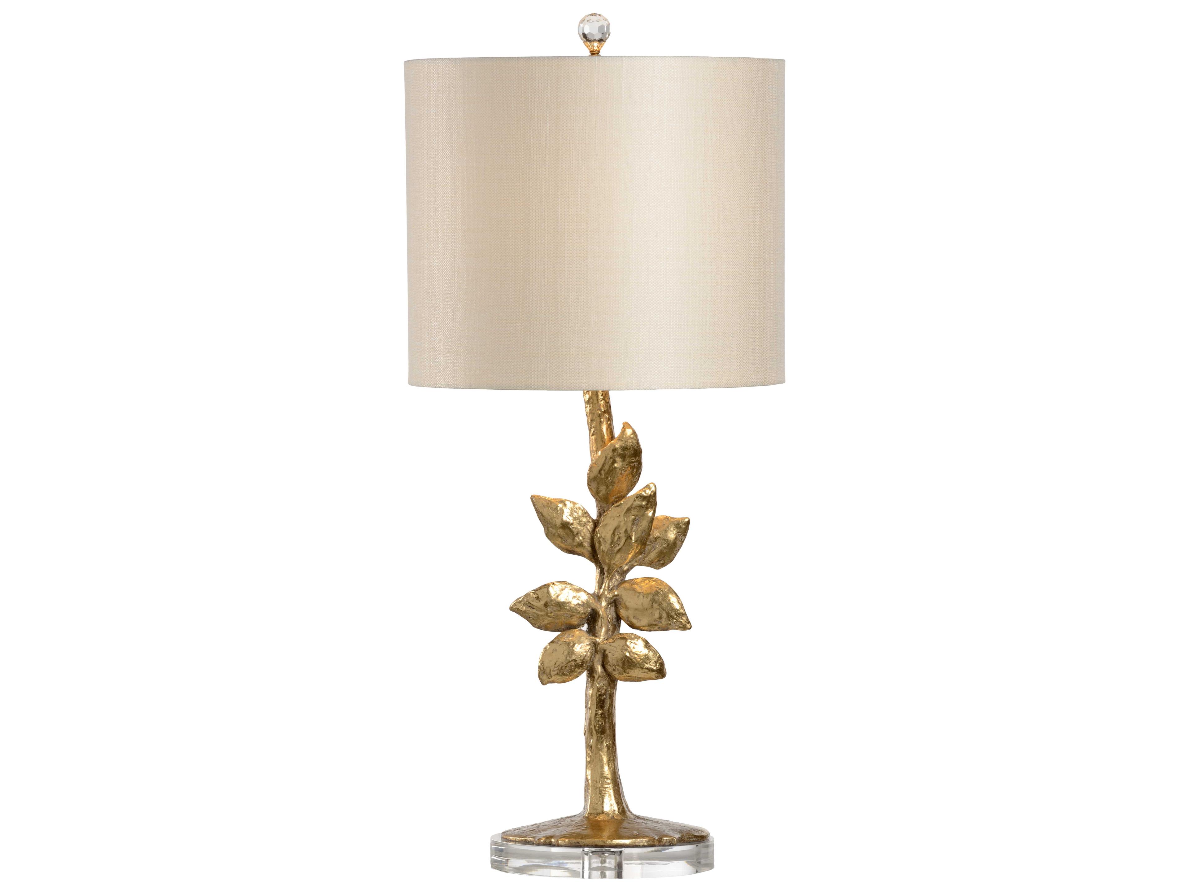 Wildwood Juliet Gold Leaf Eggshell Silkette Buffet Lamp