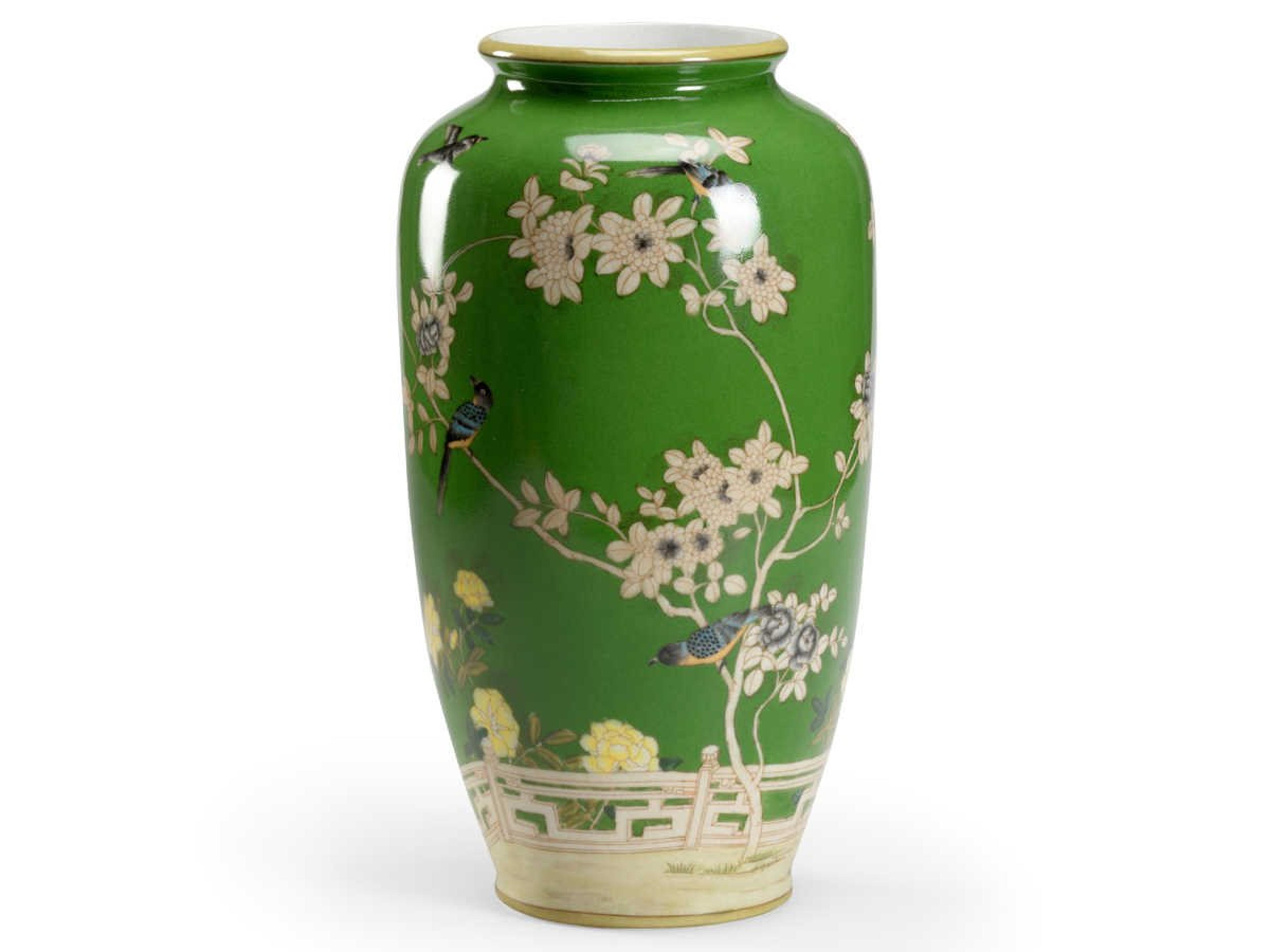 Wildwood Brook Glen Birds Vase