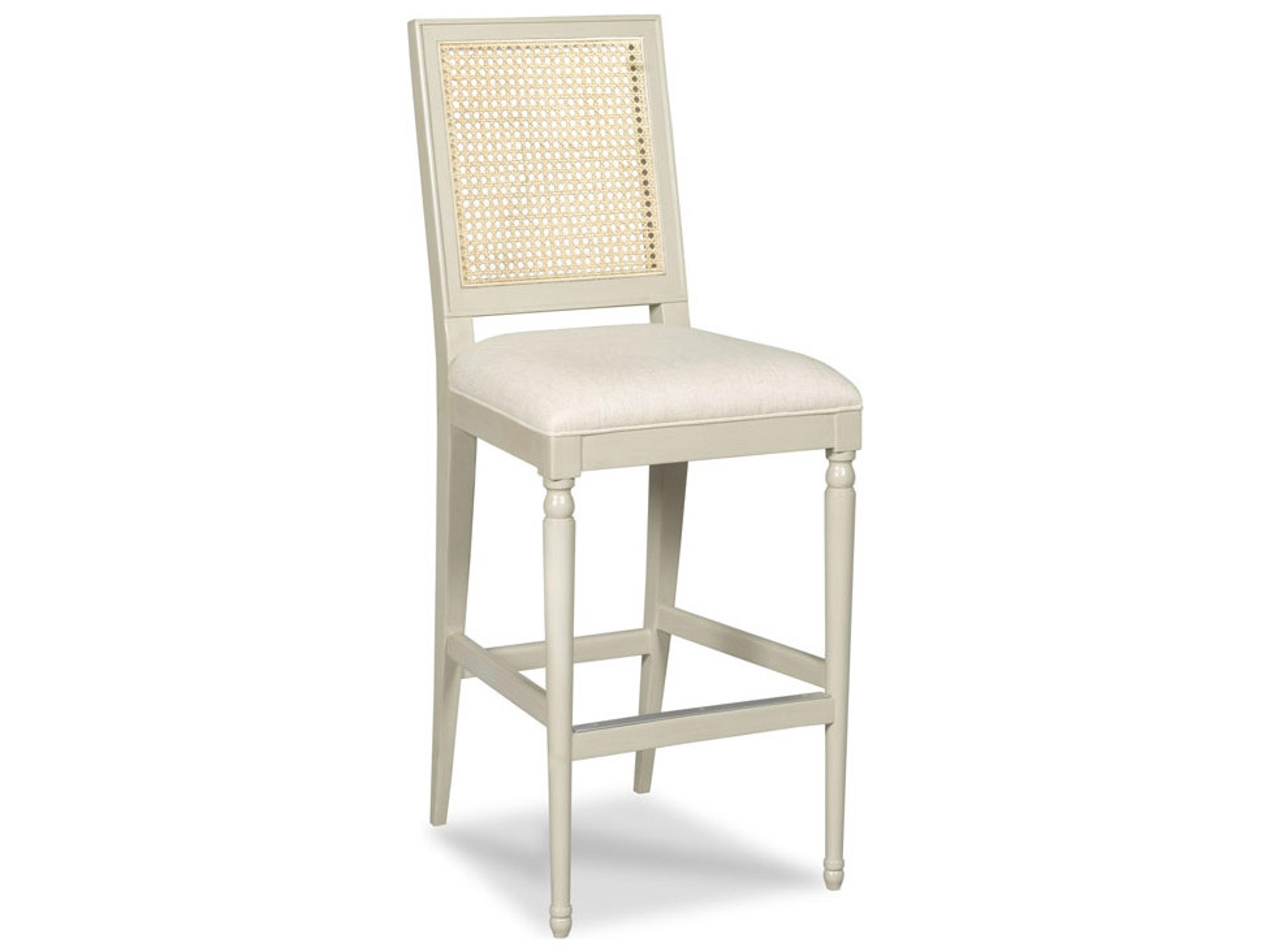 Collette Upholstered Hardwood Graystone Bar Stool
